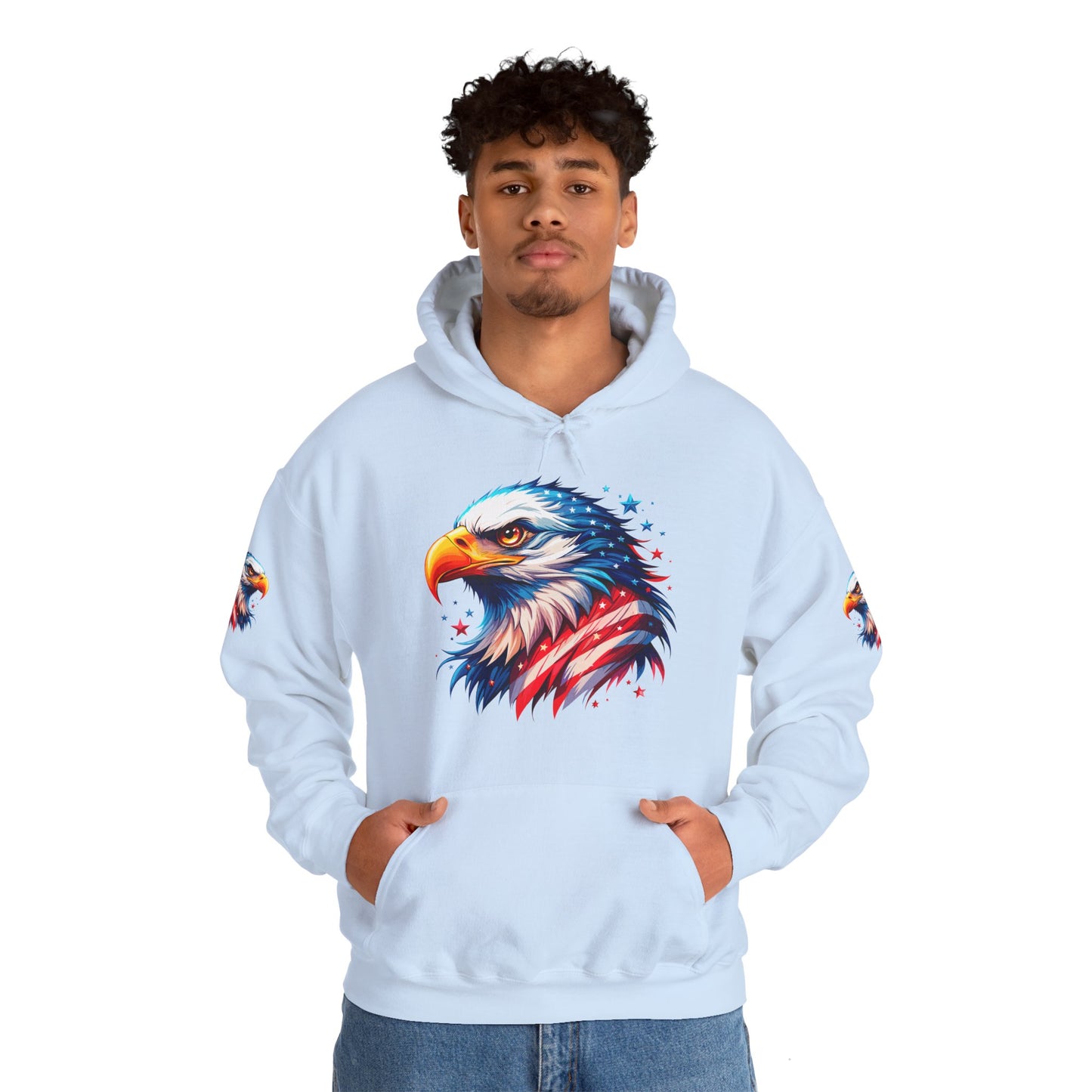 Princess Grace  American  Eagle Unisex Heavy Blend Hooded Sweatshirt
