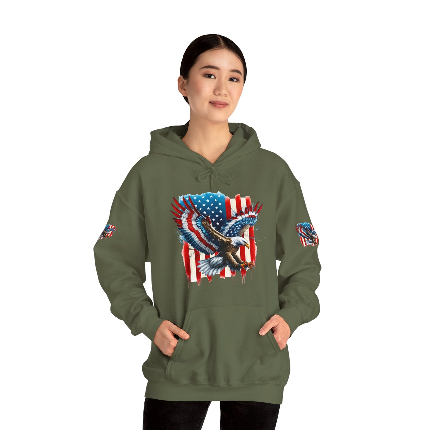 Princess Grace Patriotic Unisex Heavy Blend Hooded Sweatshirt