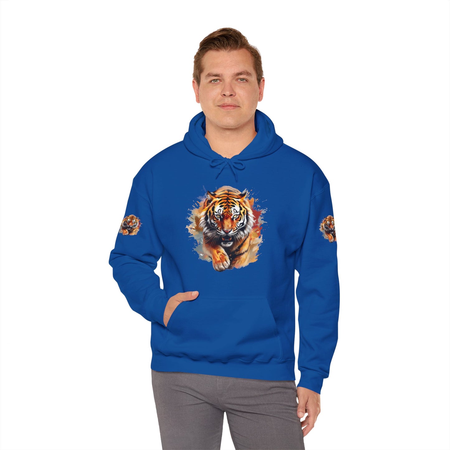 Princess Grace  Fierce Tiger Graphic Unisex Heavy Blend Hoodie