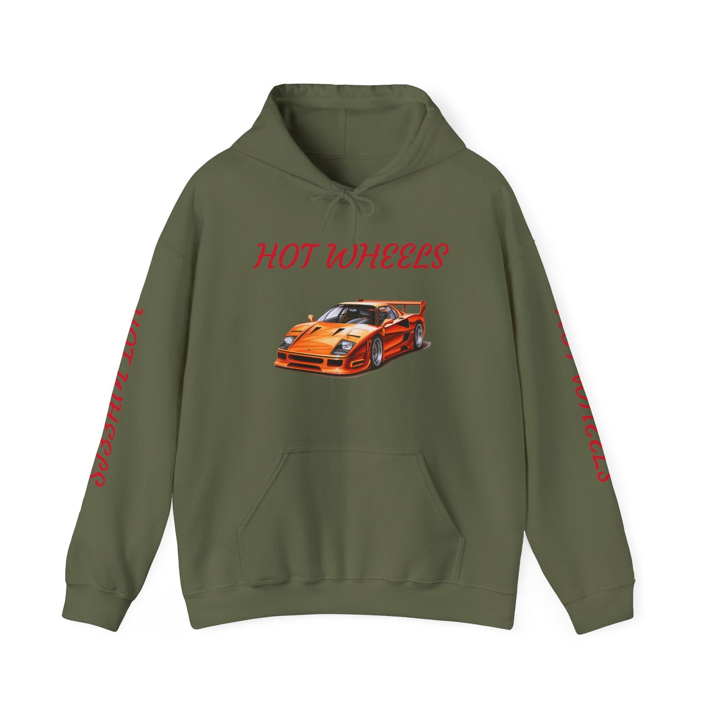 Princess Grace  Hot Wheels Unisex Heavy Blend Hooded Sweatshirt  Retro Racing Style