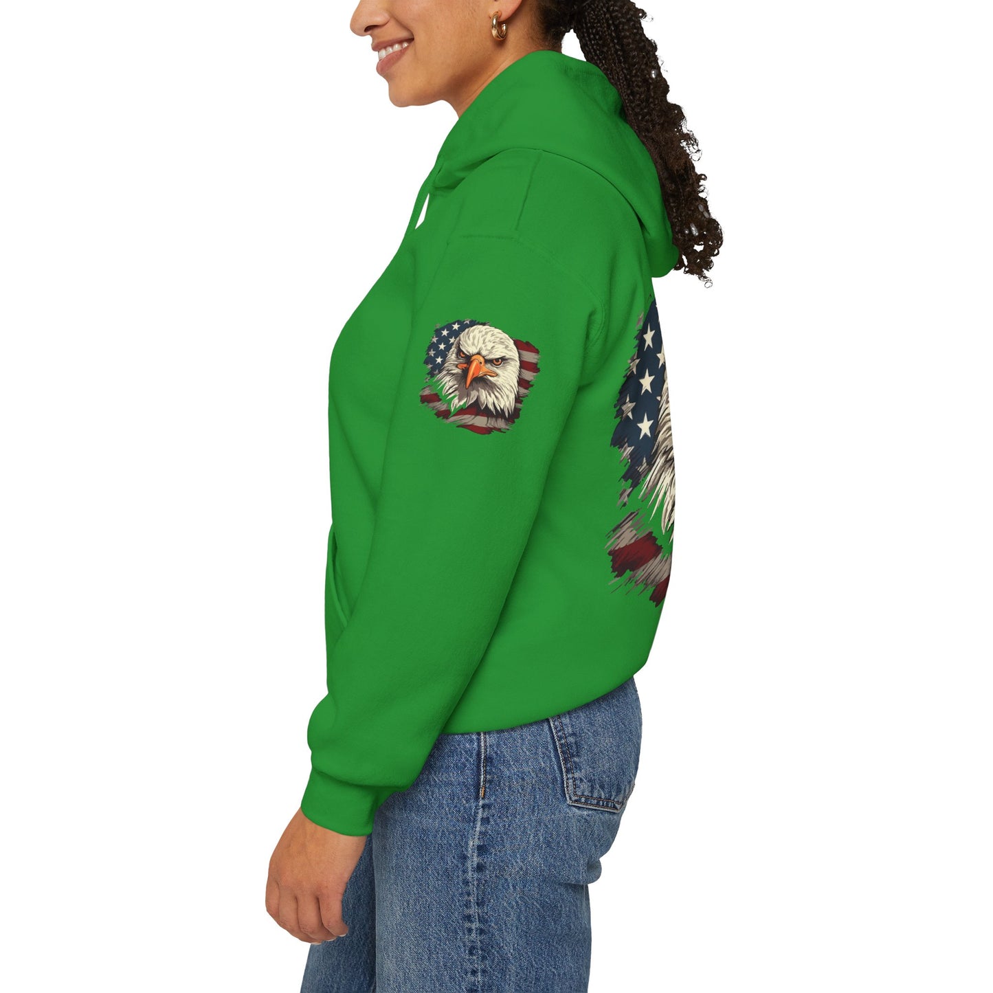 Princess Grace American Eagle Bold Unisex Heavy Blend Hooded Sweatshirt