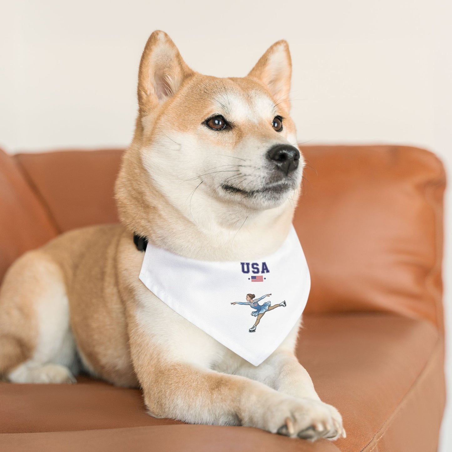 Princess Grace  TEAM USA  Pet Bandana Collar