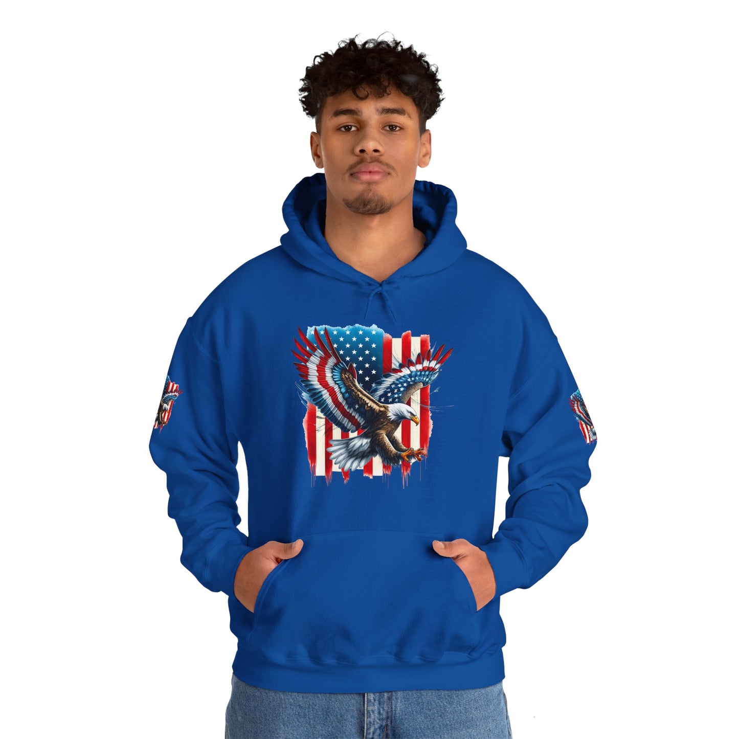 Princess Grace Patriotic Unisex Heavy Blend Hooded Sweatshirt