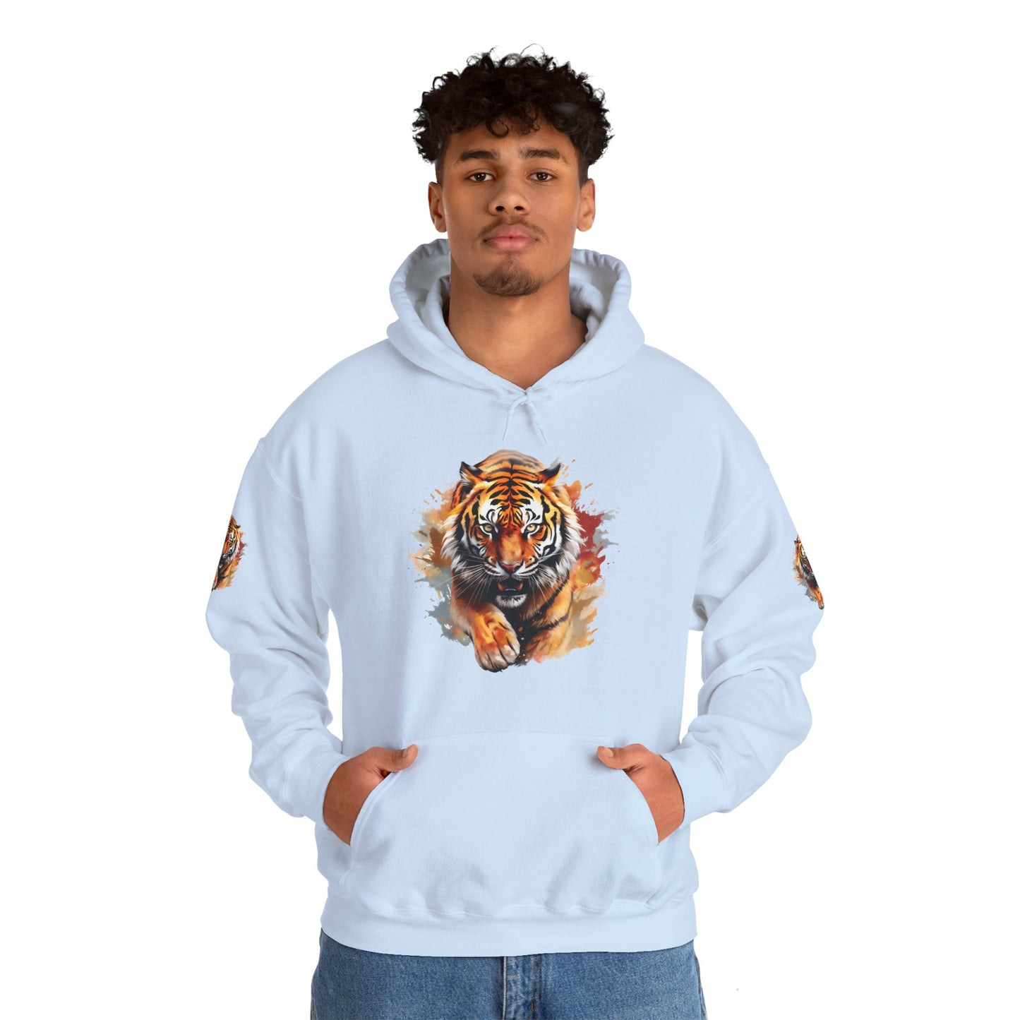 Princess Grace  Fierce Tiger Graphic Unisex Heavy Blend Hoodie