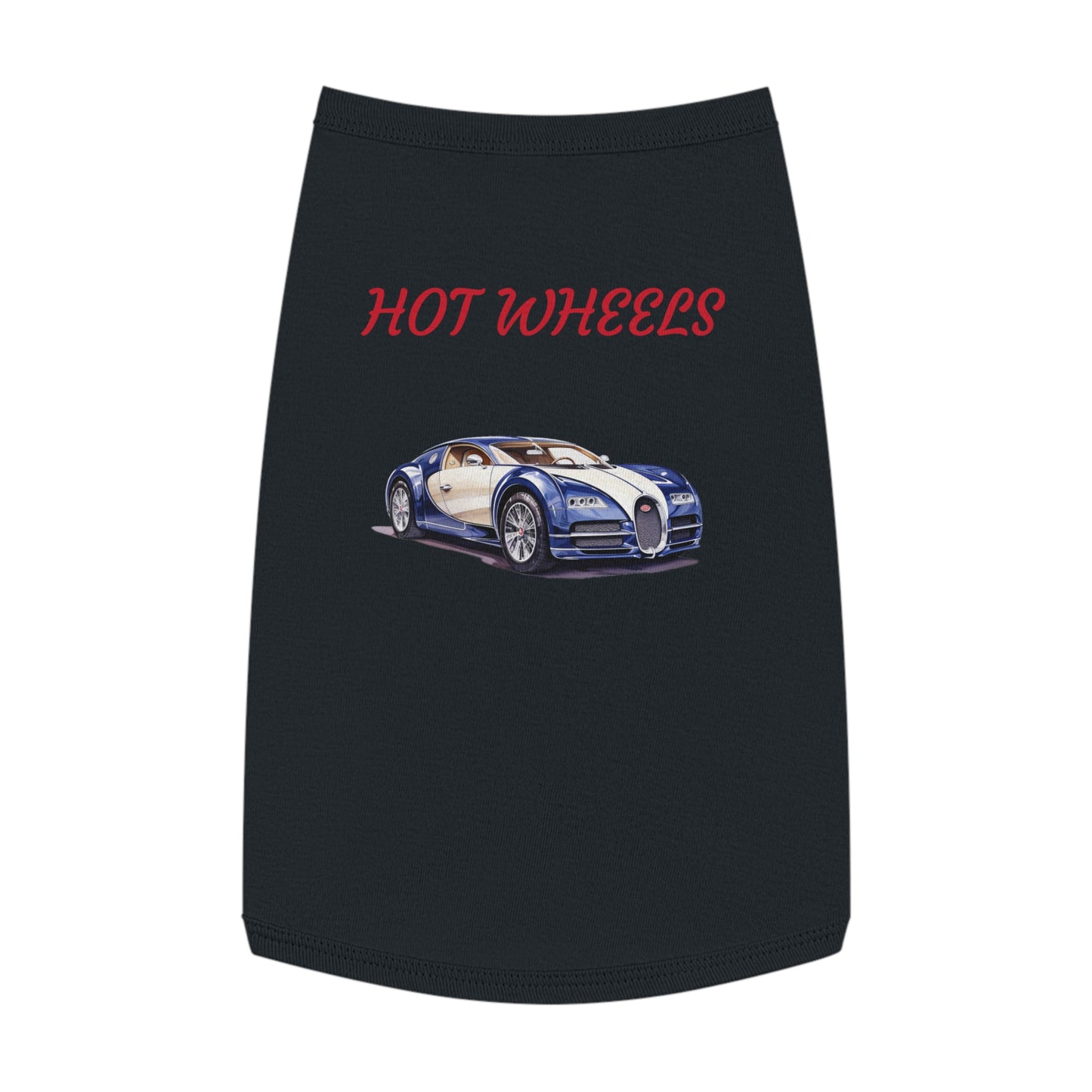 Princess Grace  Hot Wheels Pet Tank Top for Car Lovers  Stylish Dog Apparel