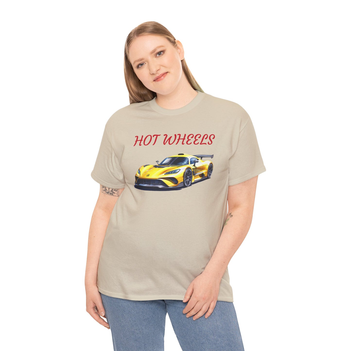 Princess Grace  Hot Wheels Unisex Heavy Cotton Tee Perfect for Car Enthusiasts