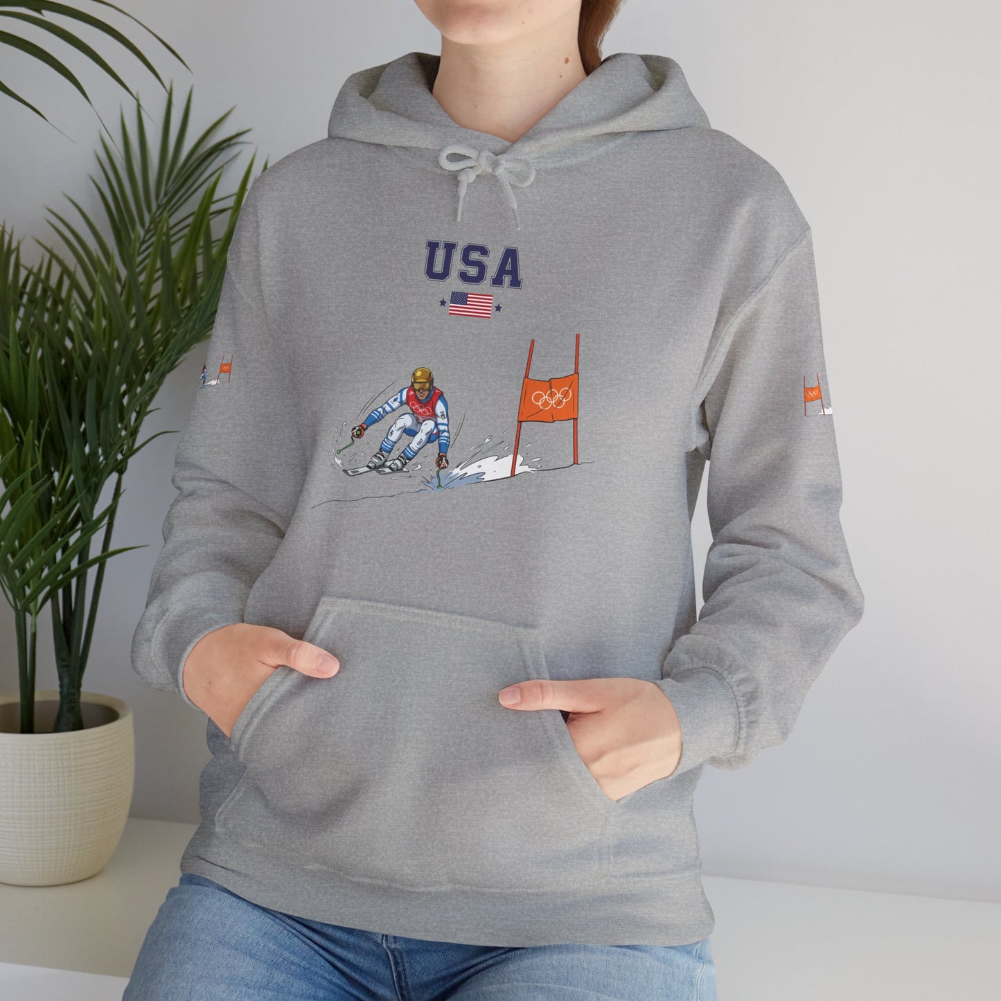 Princess Grace  TEAM USA  Unisex Heavy Blend  Hooded Sweatshirt