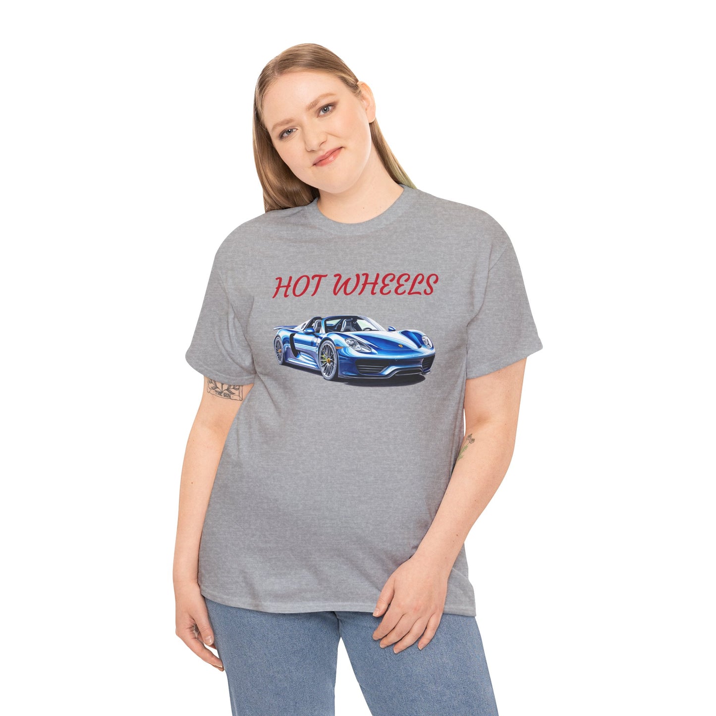 Princess Grace  Hot Wheels Unisex Heavy Cotton Tee Perfect Gift for Car Enthusiasts