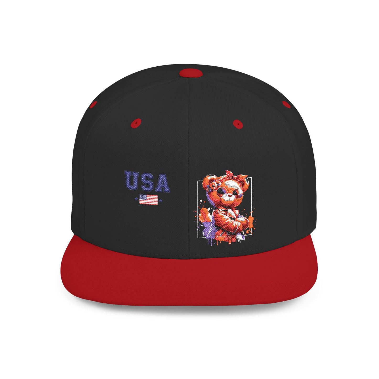 Princess Grace  TEAM USA  Flat Bill Snapback Hat