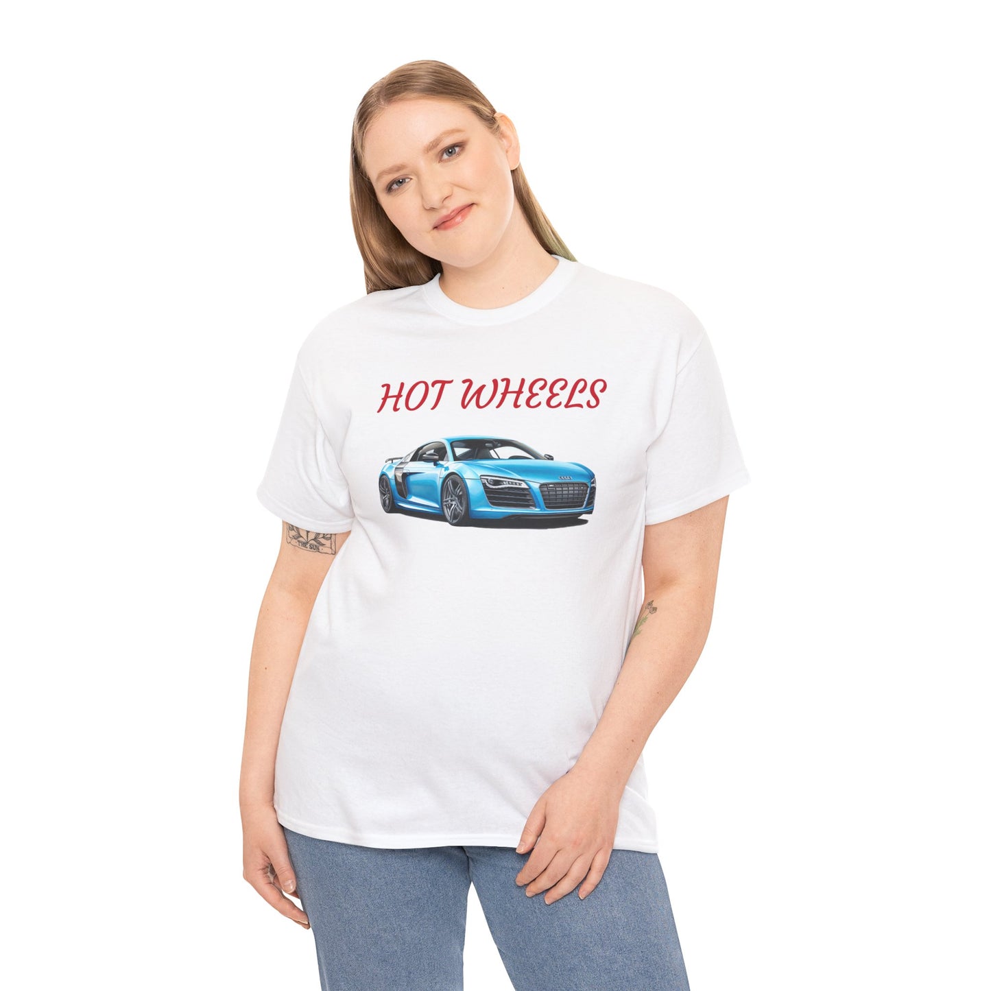 Princess Grace  Hot Wheels Unisex Heavy Cotton Tee Classic Car Graphic Shirt