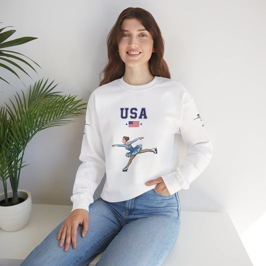 Princess Grace  TEAM USA  Unisex Heavy Blend  Crewneck Sweatshirt
