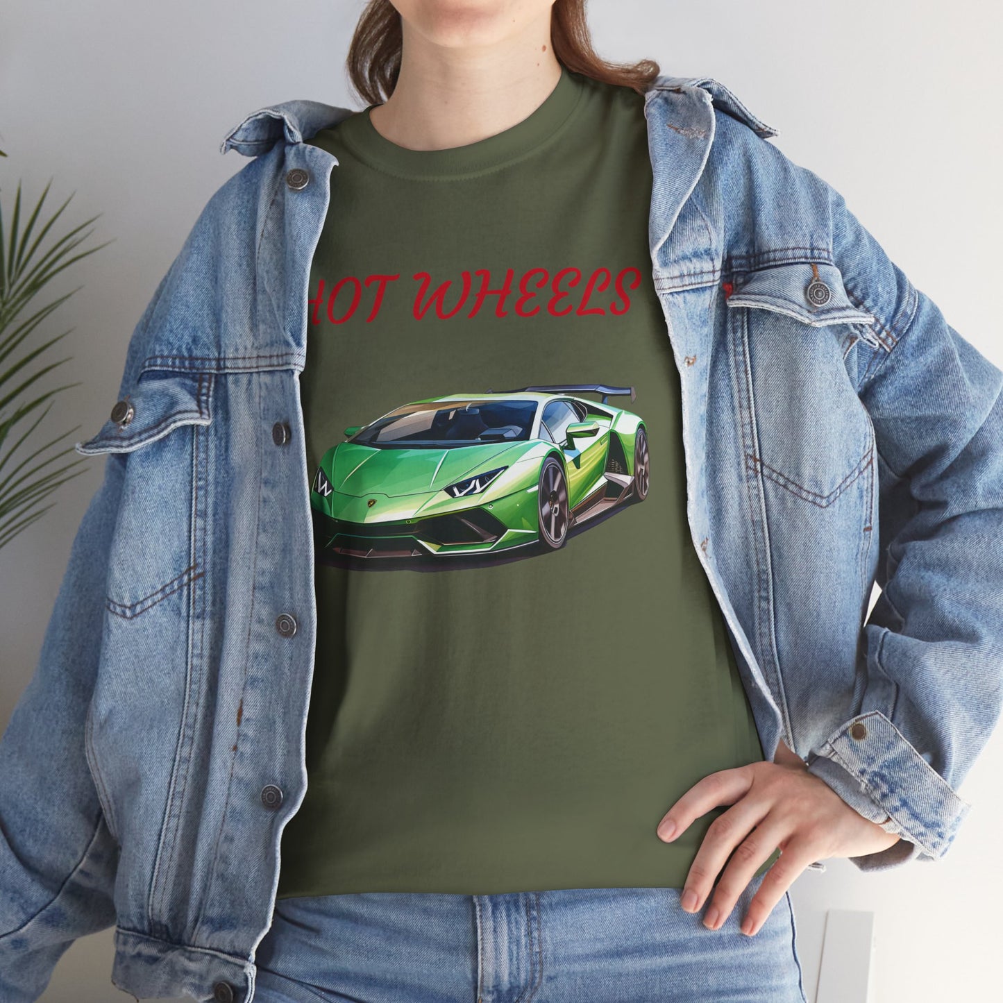 Princess Grace  Hot Wheels Unisex Heavy Cotton Tee Car Enthusiast Graphic T-Shirt