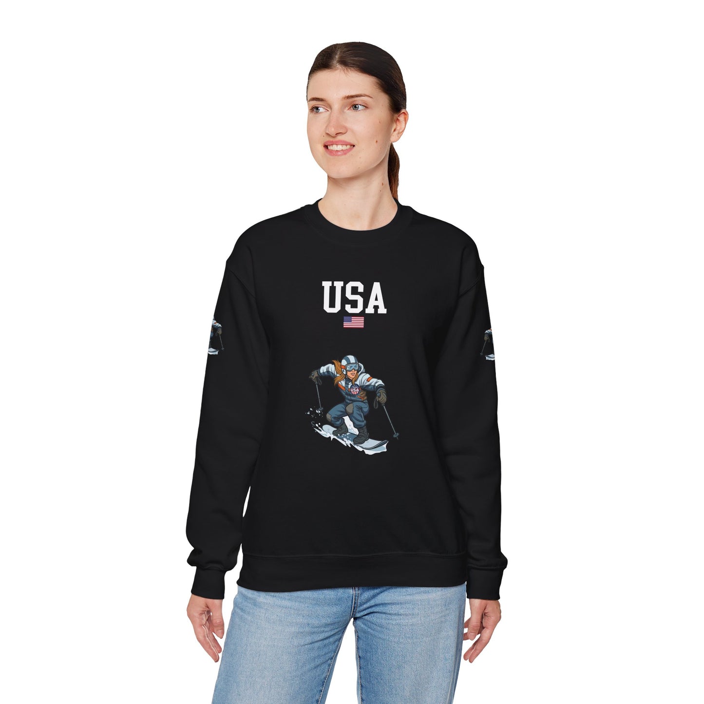 Princess Grace  TEAM USA  Unisex Heavy Blend  Crewneck Sweatshirt