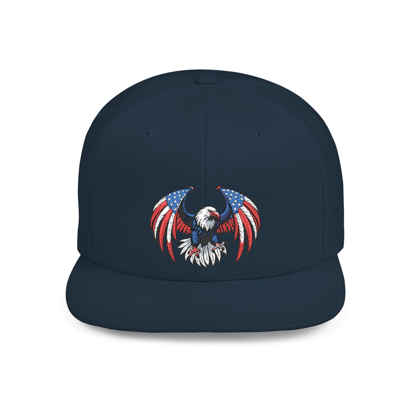 Princess Grace  Patriotic Eagle Flat Bill Snapback Hat