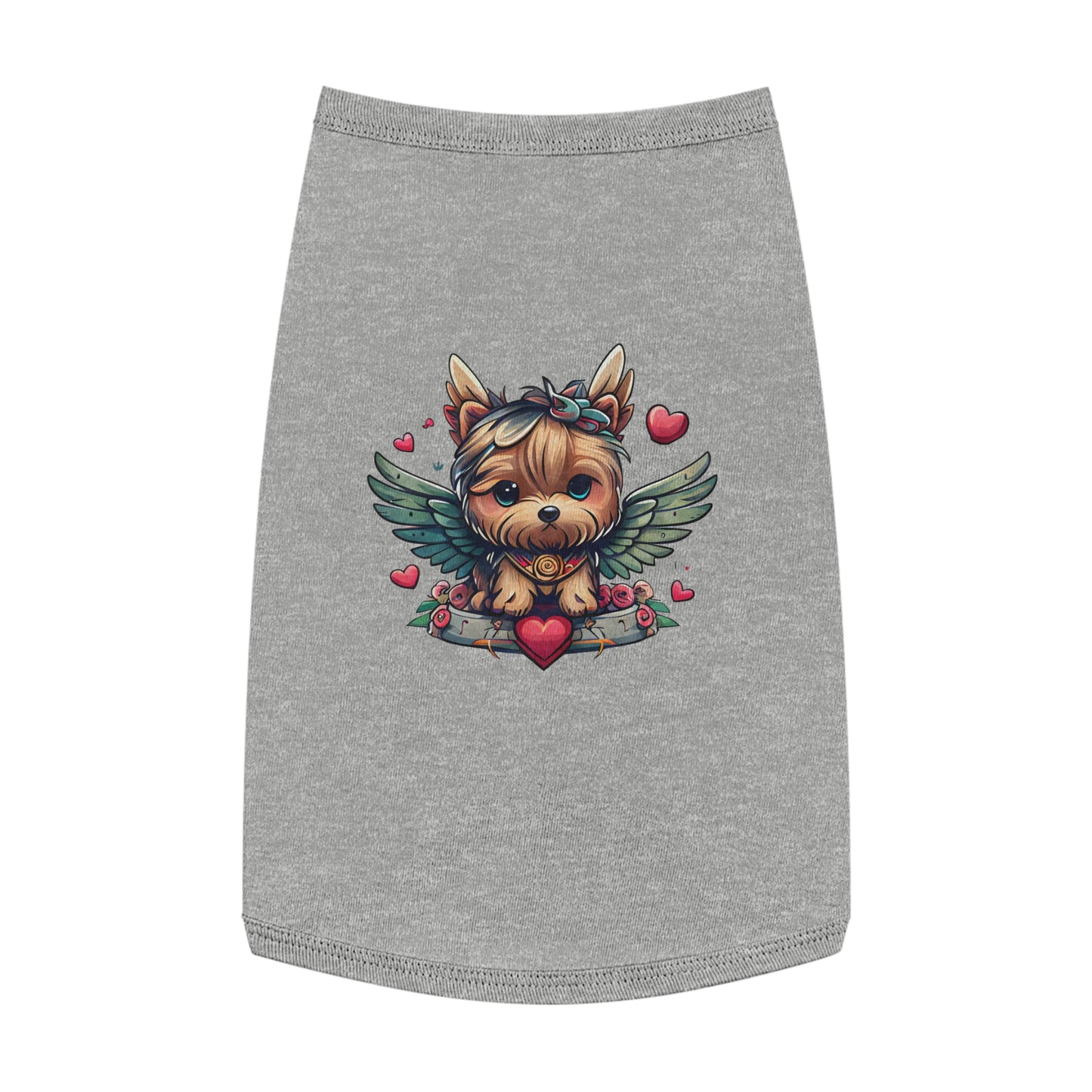 Princess Grace CUTE Yorkie Angel Pet Tank Top Stylish Dog Apparel for Pet Lovers