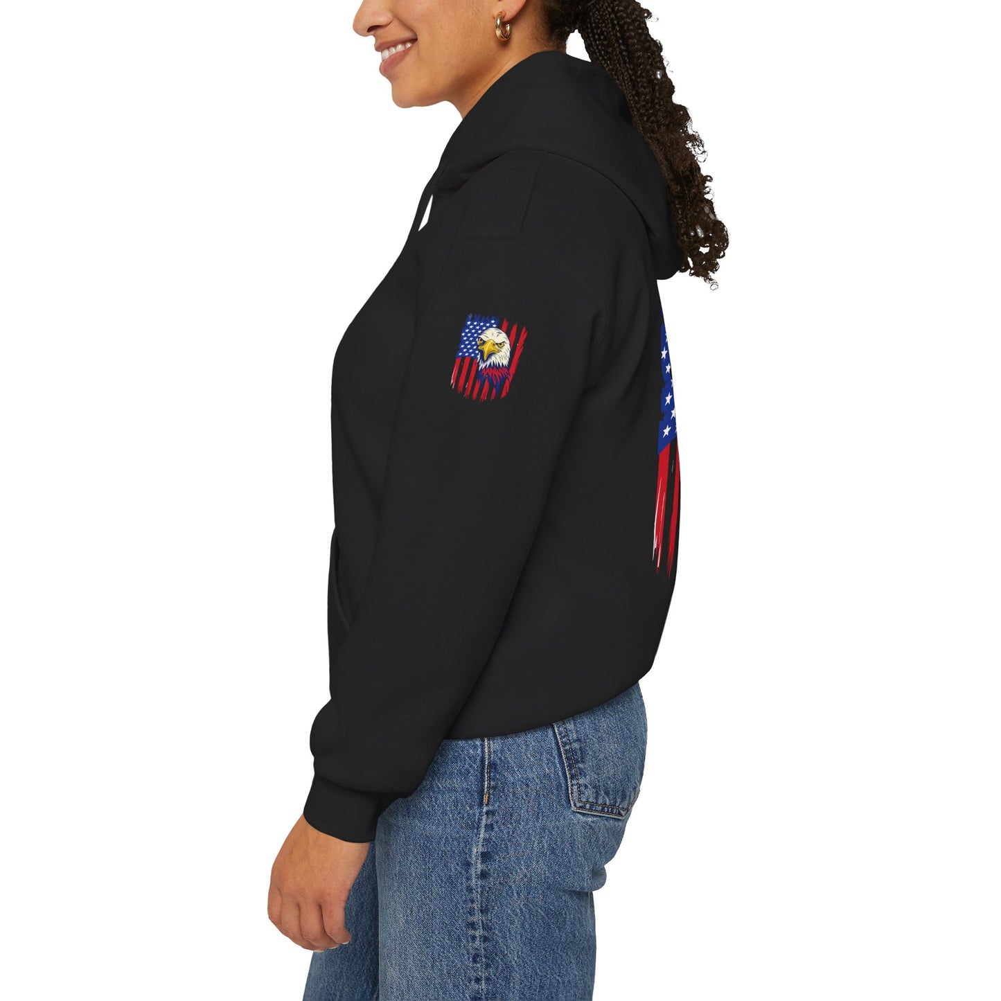 Princess Grace  Patriotic Eagle Unisex Heavy Blend Hoodie