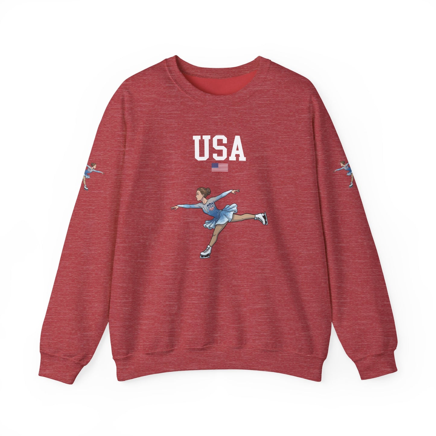 Princess Grace  TEAM USA   Unisex Heavy Blend Crewneck Sweatshirt