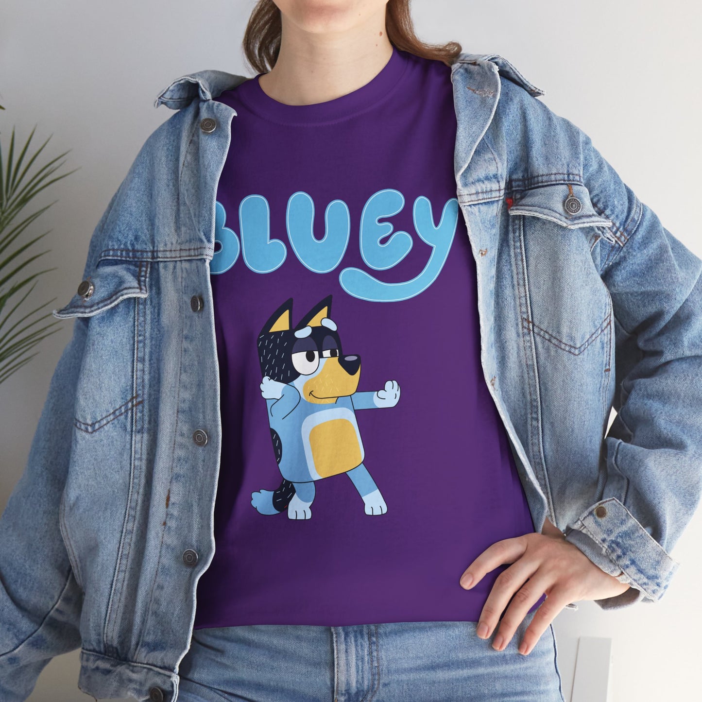 Princess Grace  Bluey Unisex Heavy Cotton Tee  Fun & Playful Kids Shirt