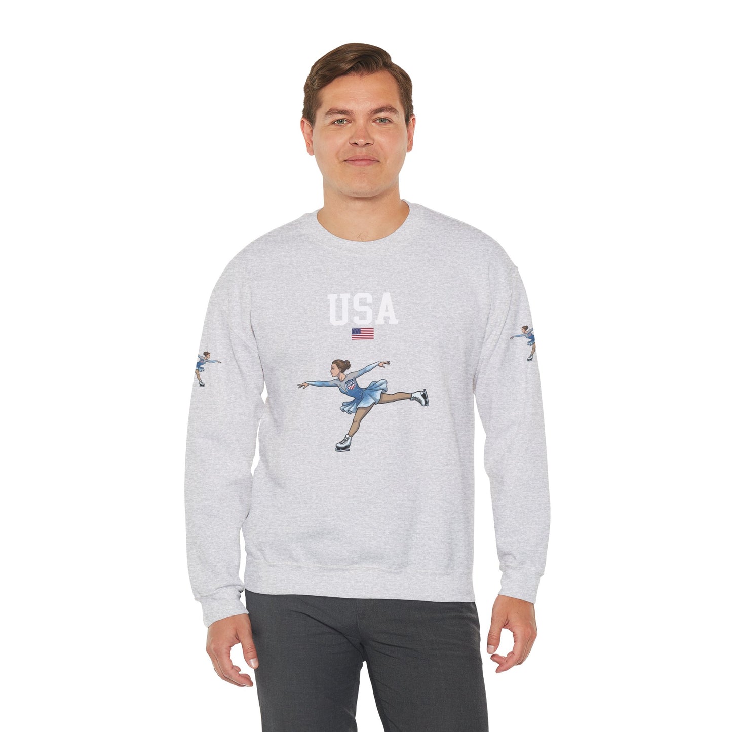 Princess Grace  TEAM USA  Unisex Heavy Blend  Crewneck Sweatshirt