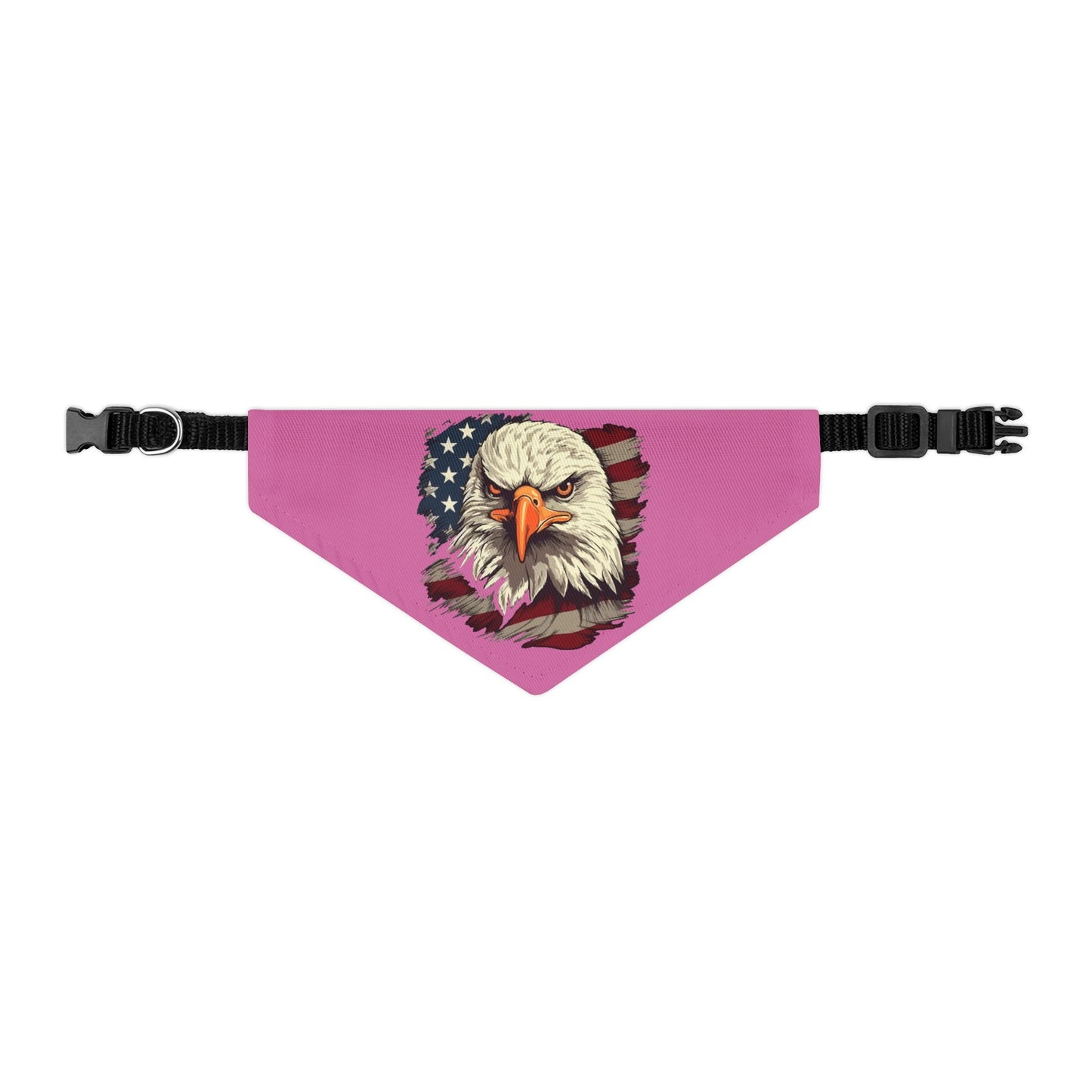 Princess Grace  Patriotic Eagle Pet Bandana Collar Perfect for Fourth of July and Memorial Day Celebrations