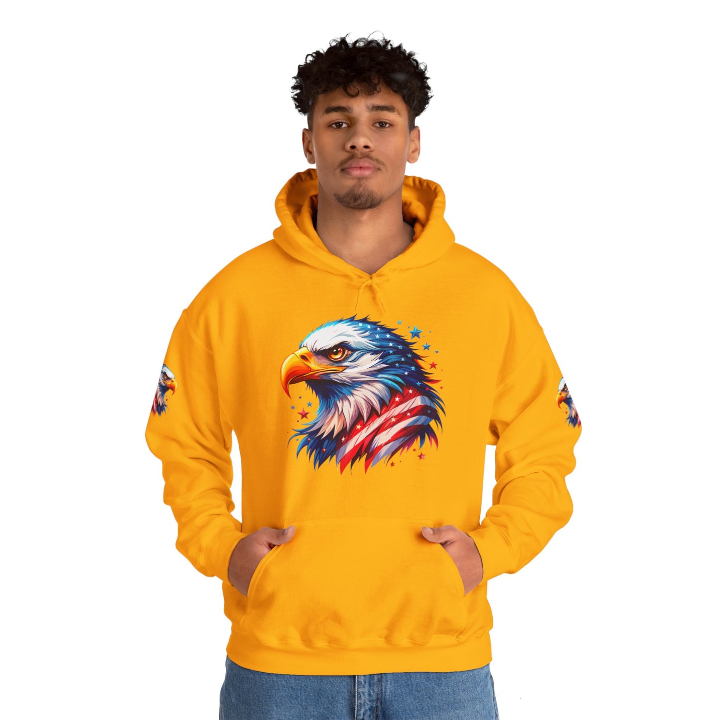 Princess Grace  American  Eagle Unisex Heavy Blend Hooded Sweatshirt