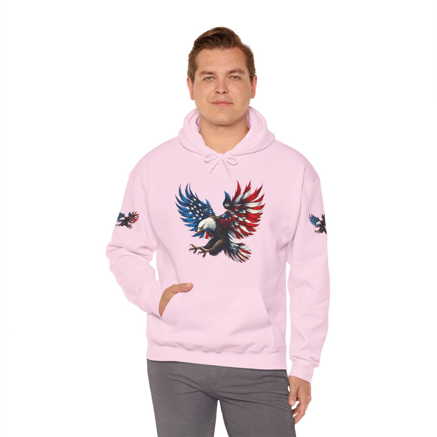 Princess Grace American Eagle Unisex Heavy Blend Hooded Sweatshirt