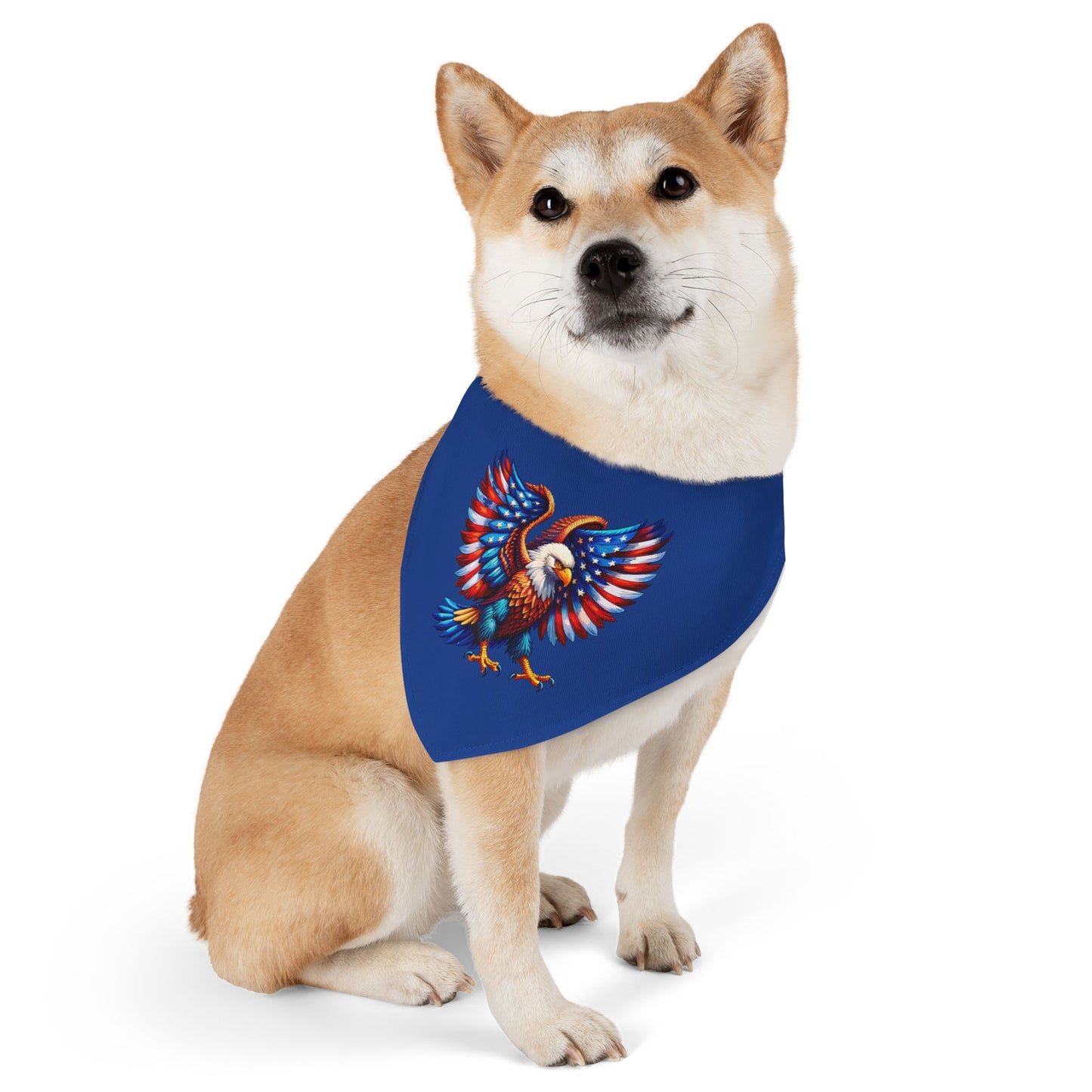 Princess Grace  Patriotic Eagle Pet Bandana Collar for Dogs  Perfect for Celebrations