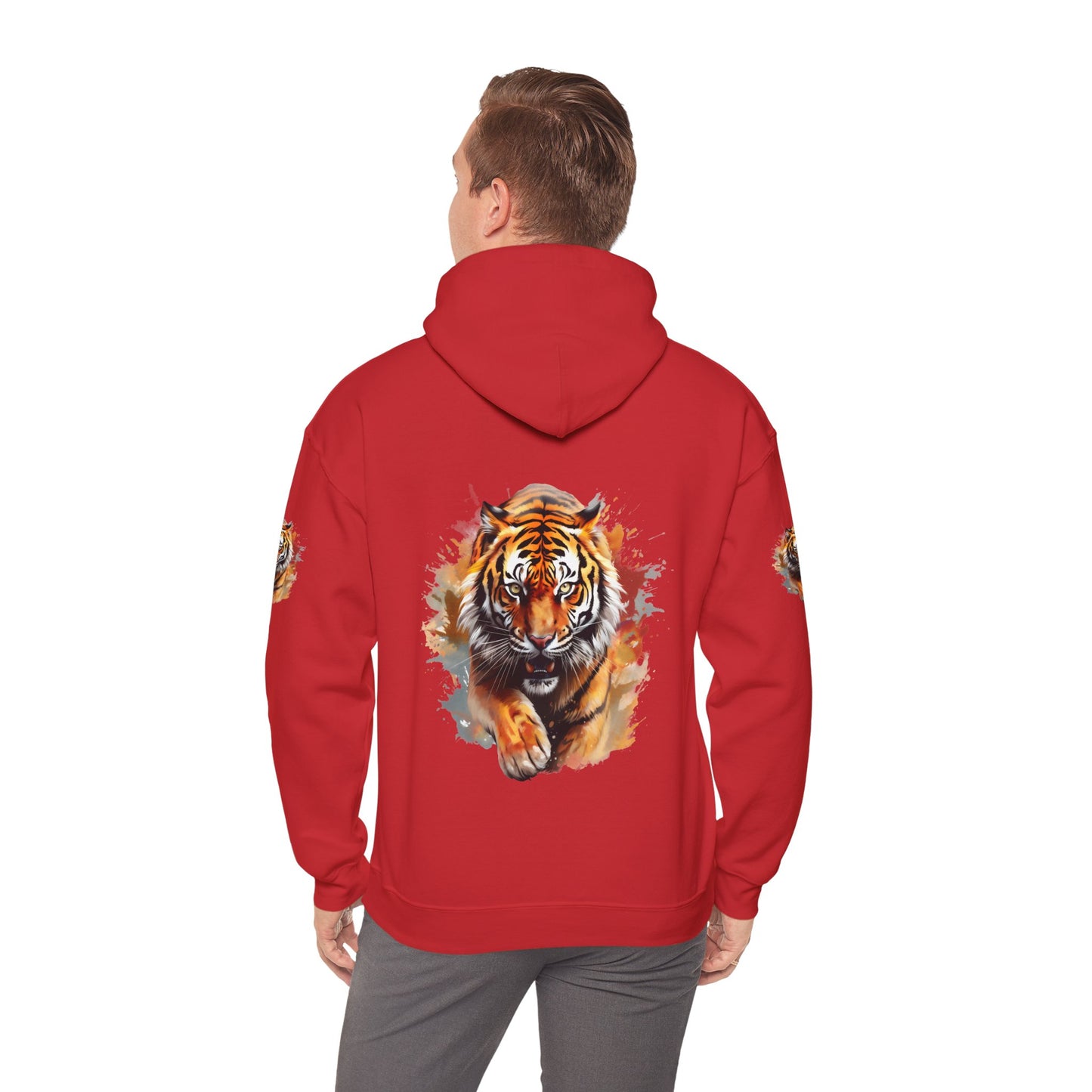 Princess Grace  Fierce Tiger Graphic Unisex Heavy Blend Hoodie