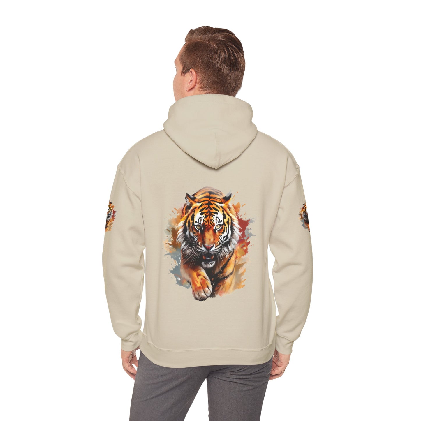 Princess Grace  Fierce Tiger Graphic Unisex Heavy Blend Hoodie