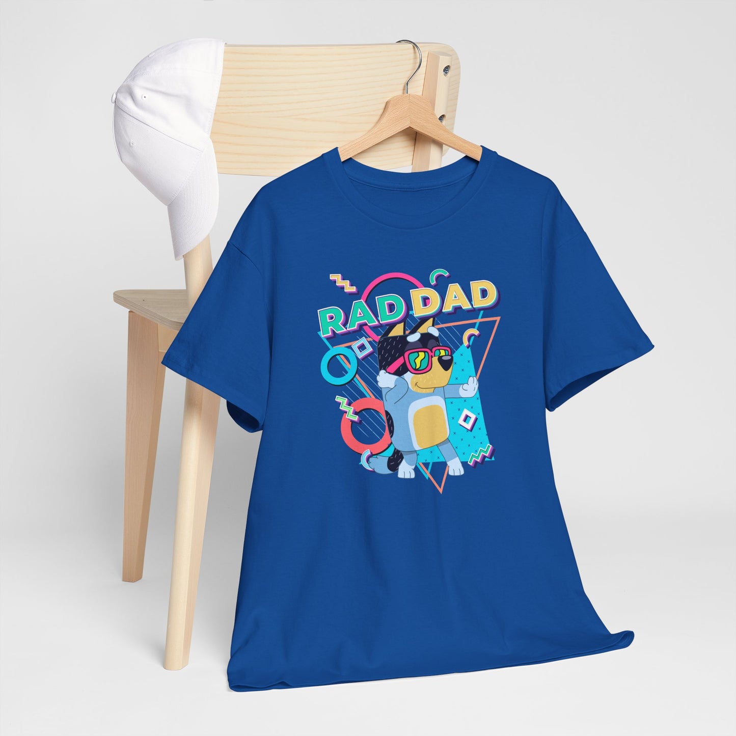 Princess Grace  Bluey  Funny Rad dad Unisex Heavy Cotton Tee  Perfect Gift for Cool Dads