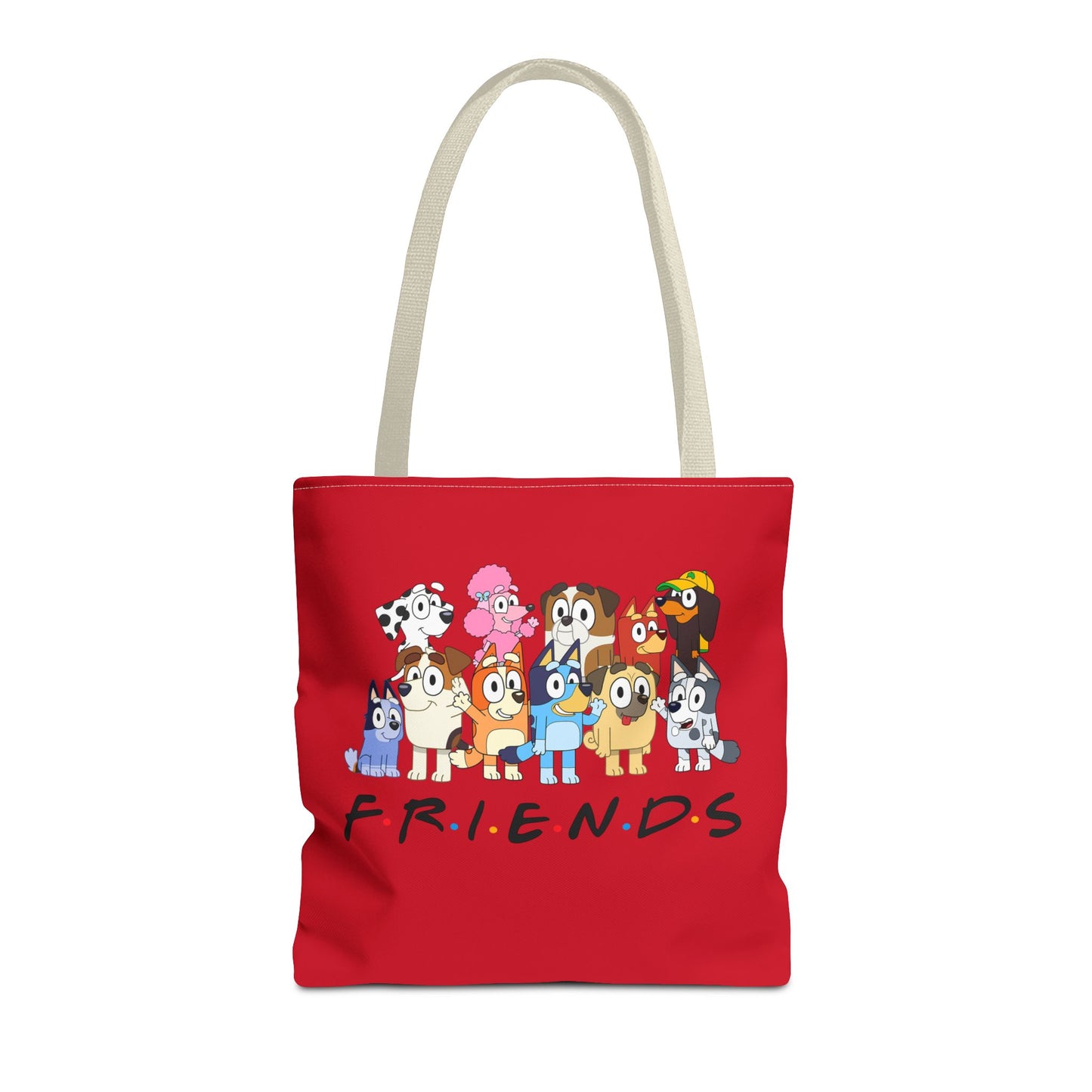 Princess Grace  Colorful Cartoon Friends Tote Bag Perfect for Animal Lovers and Everyday Use