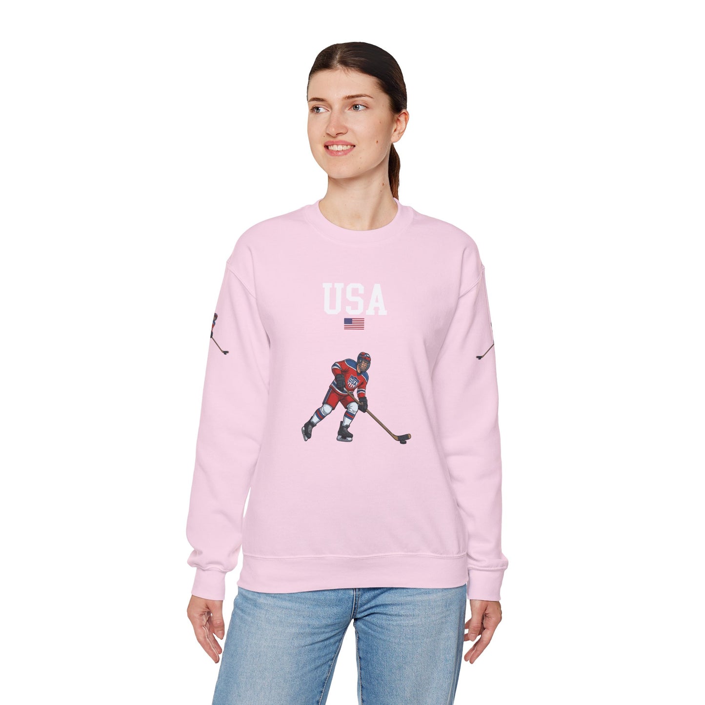 Princess Grace  TEAM USA  Unisex Heavy Blend Crewneck Sweatshirt