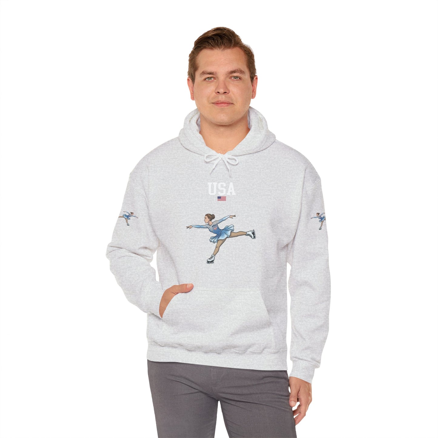 Princess Grace  TEAM USA  Unisex Heavy Blend Hooded Sweatshirt