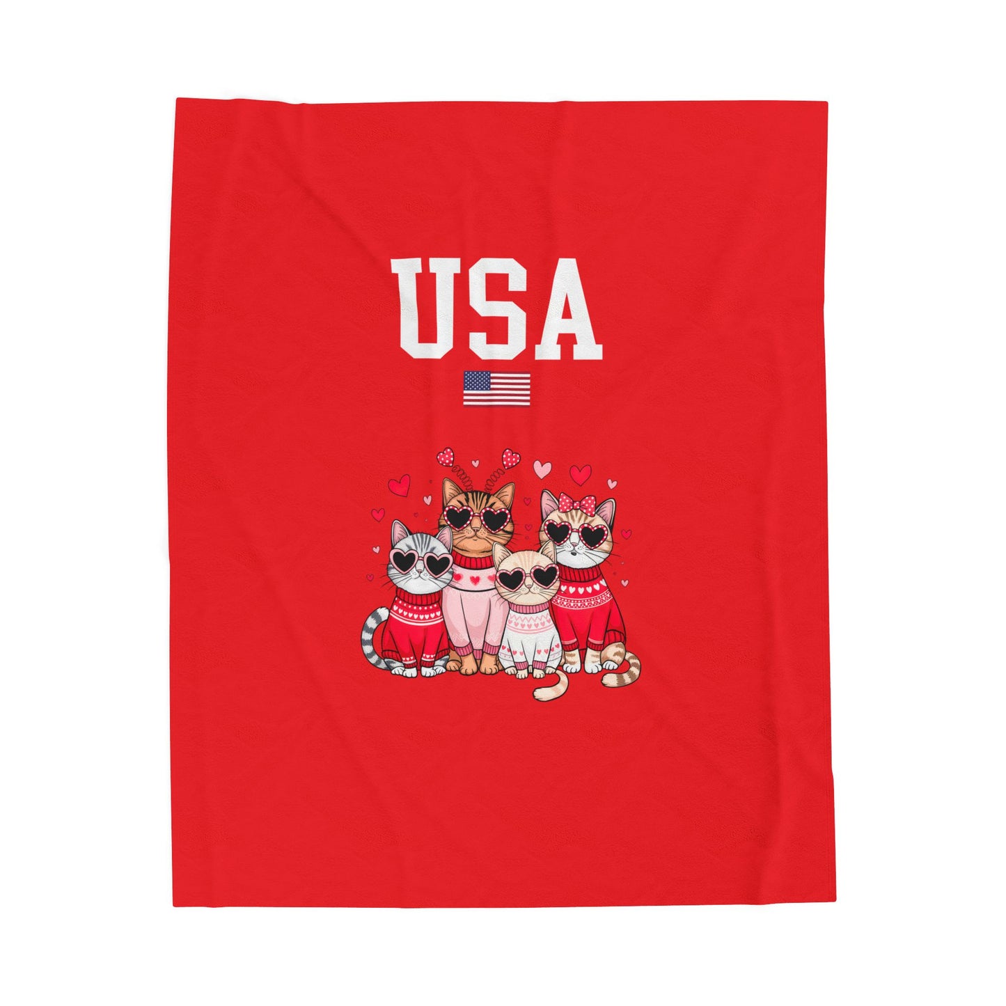 Princess Grace  TEAM USA  Velveteen Plush Blanket