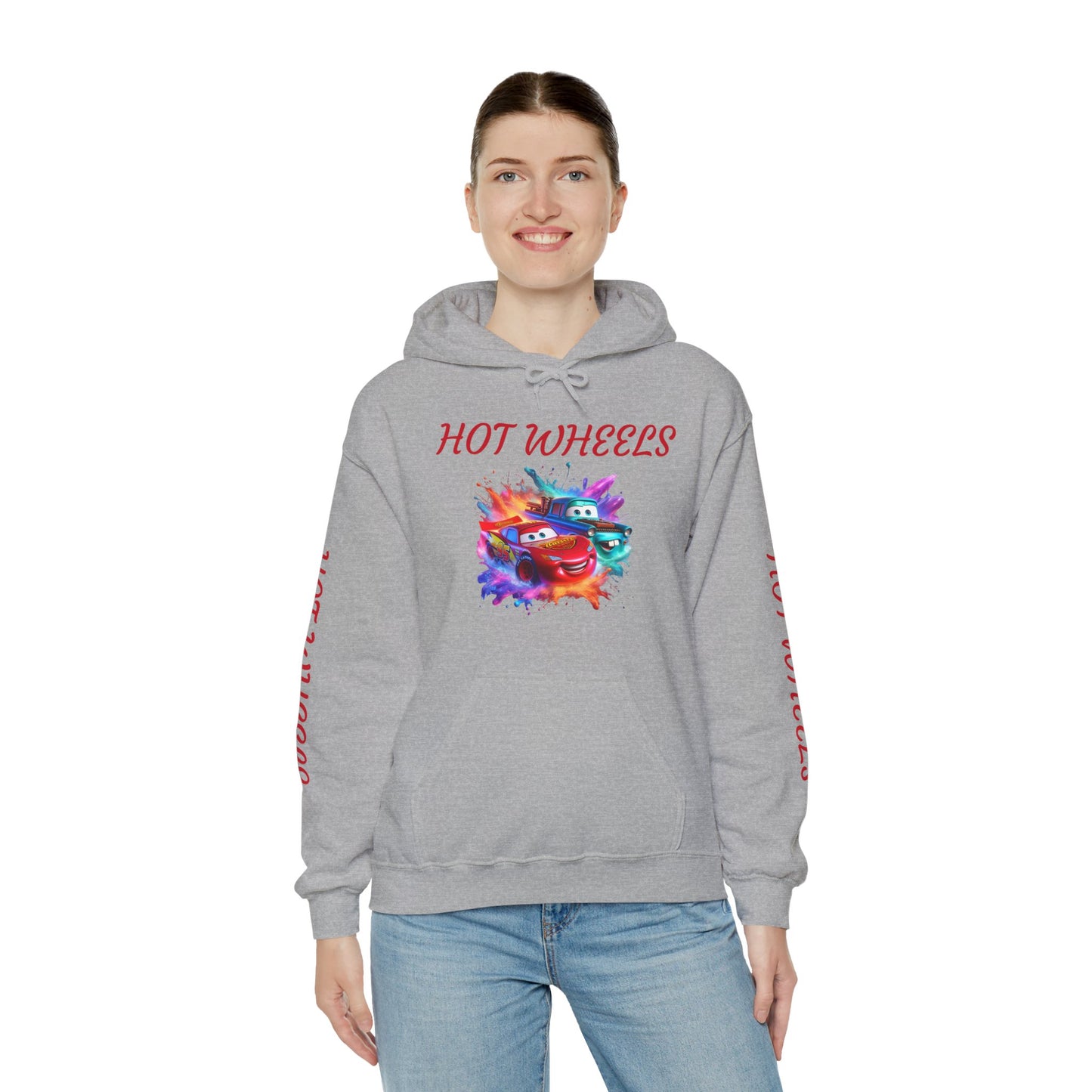 Princess Grace  Cool Hot Wheels Unisex Hooded Sweatshirt Perfect for Car Enthusiasts