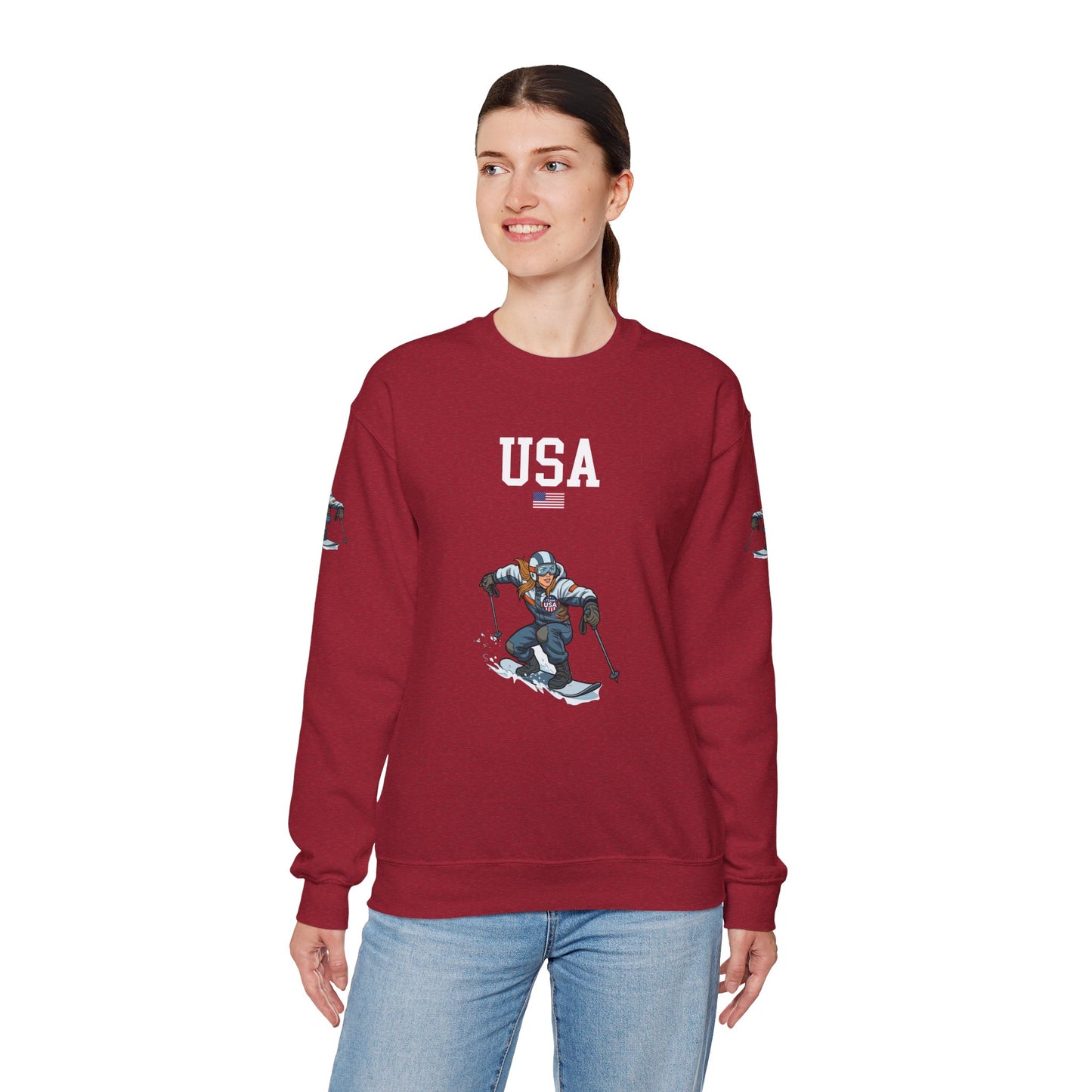 Princess Grace  TEAM USA  Unisex Heavy Blend  Crewneck Sweatshirt