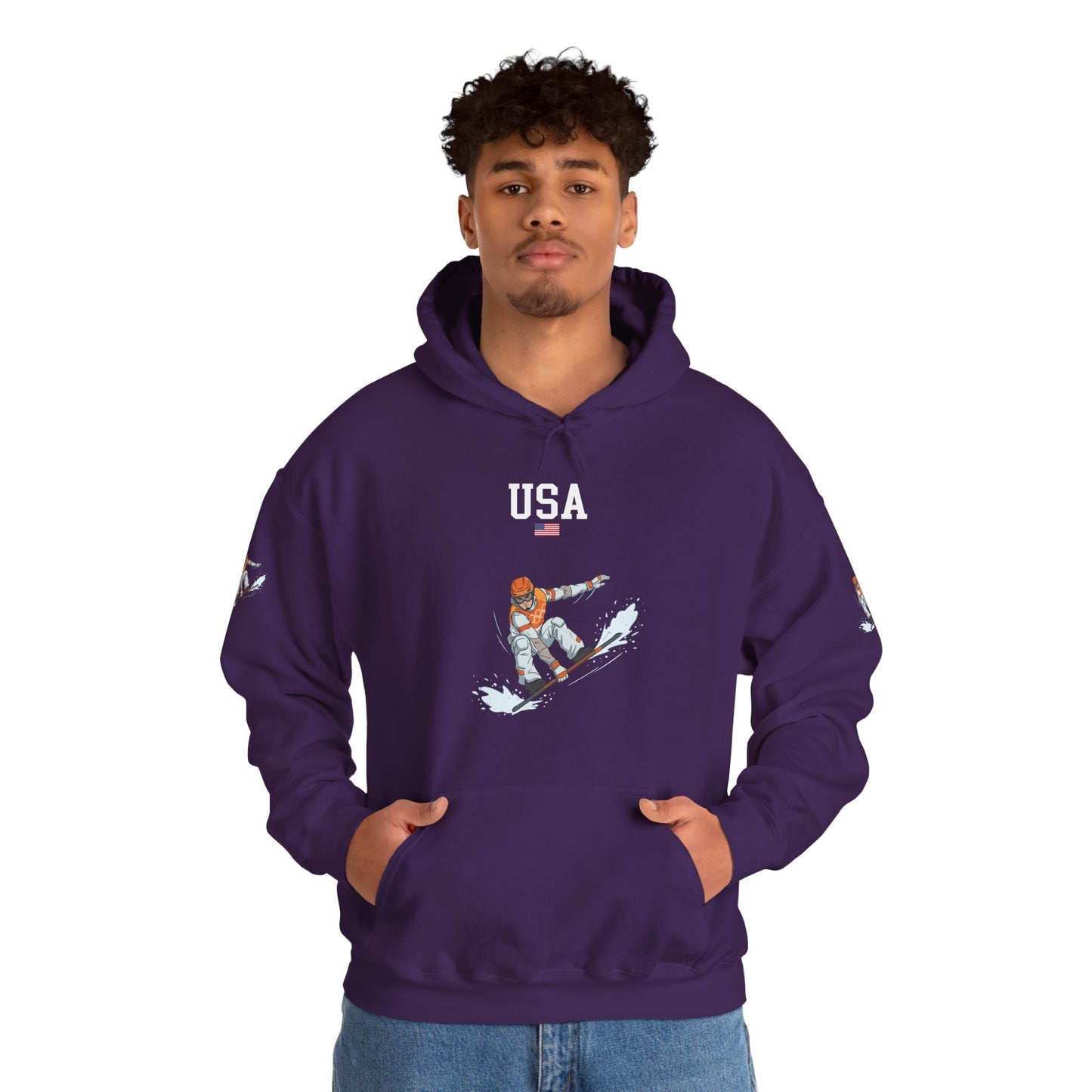 Princess Grace  TEAM USA  Unisex Heavy Blend Hooded Sweatshirt
