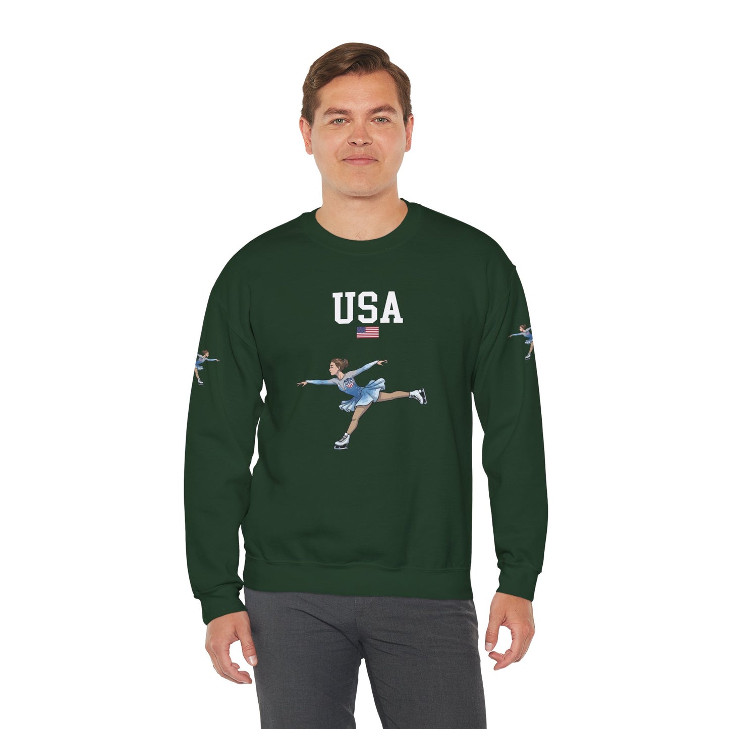 Princess Grace  TEAM USA  Unisex Heavy Blend  Crewneck Sweatshirt