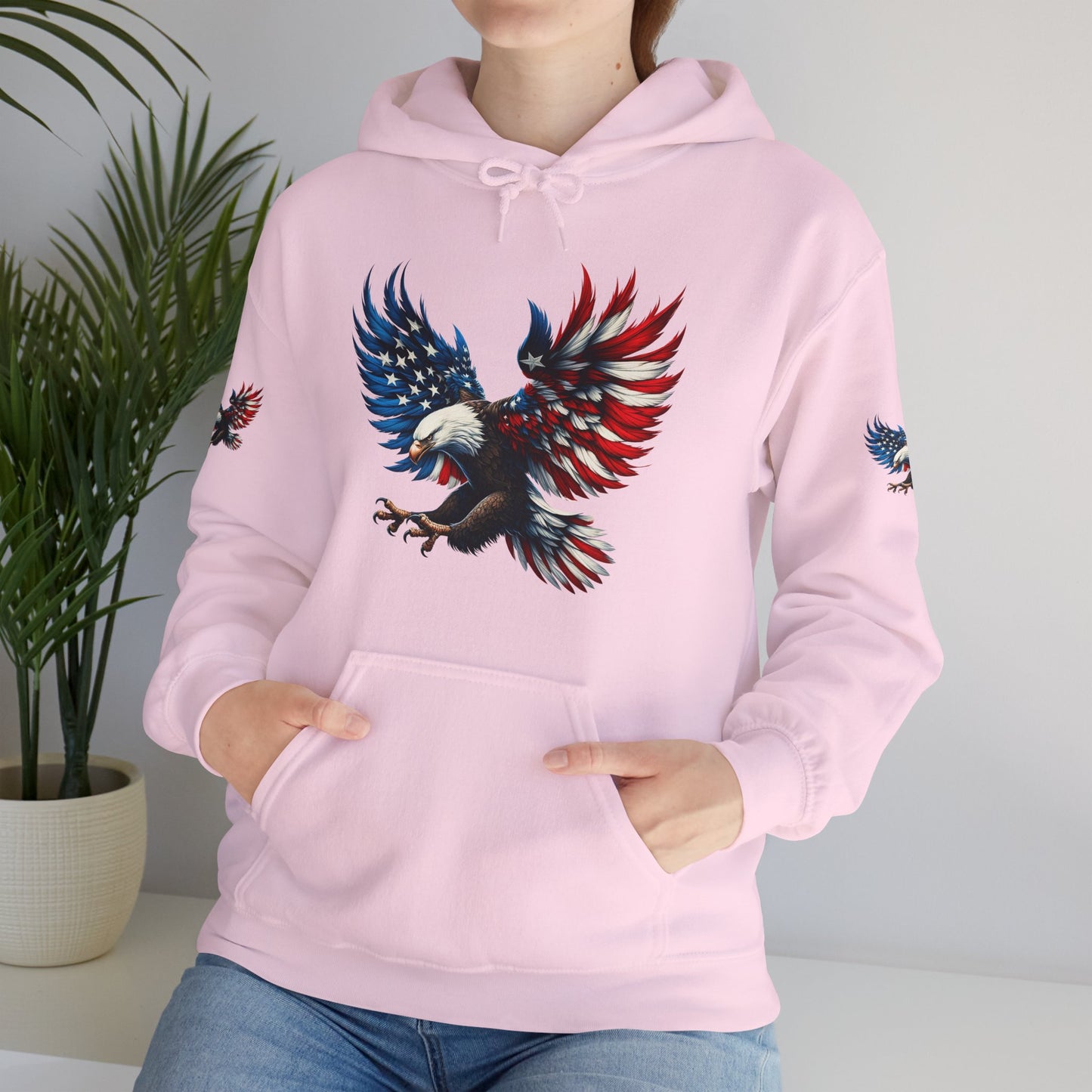 Princess Grace American Eagle Unisex Heavy Blend Hooded Sweatshirt