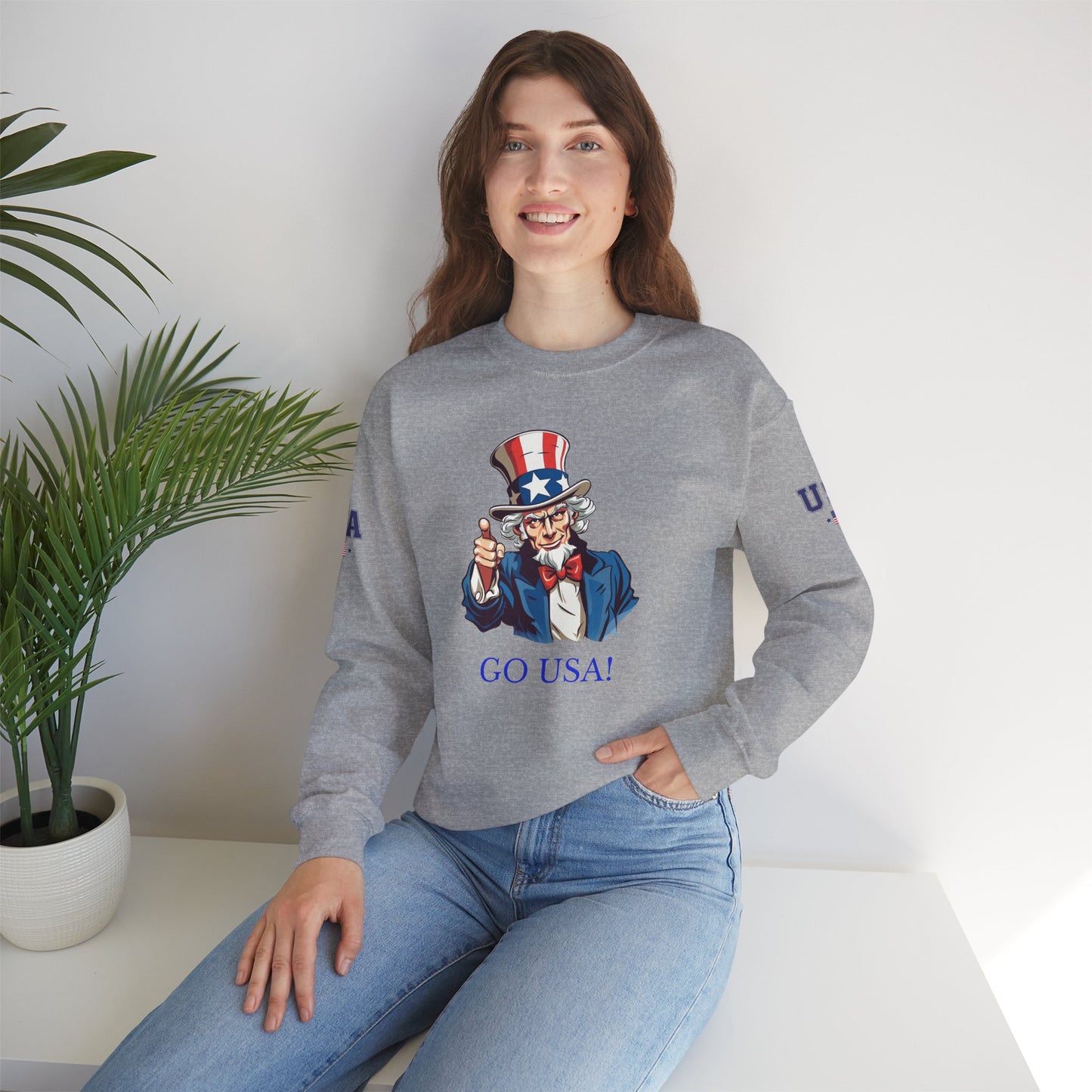 Princess Grace  TEAM USA  Unisex Heavy Blend Crewneck Sweatshirt