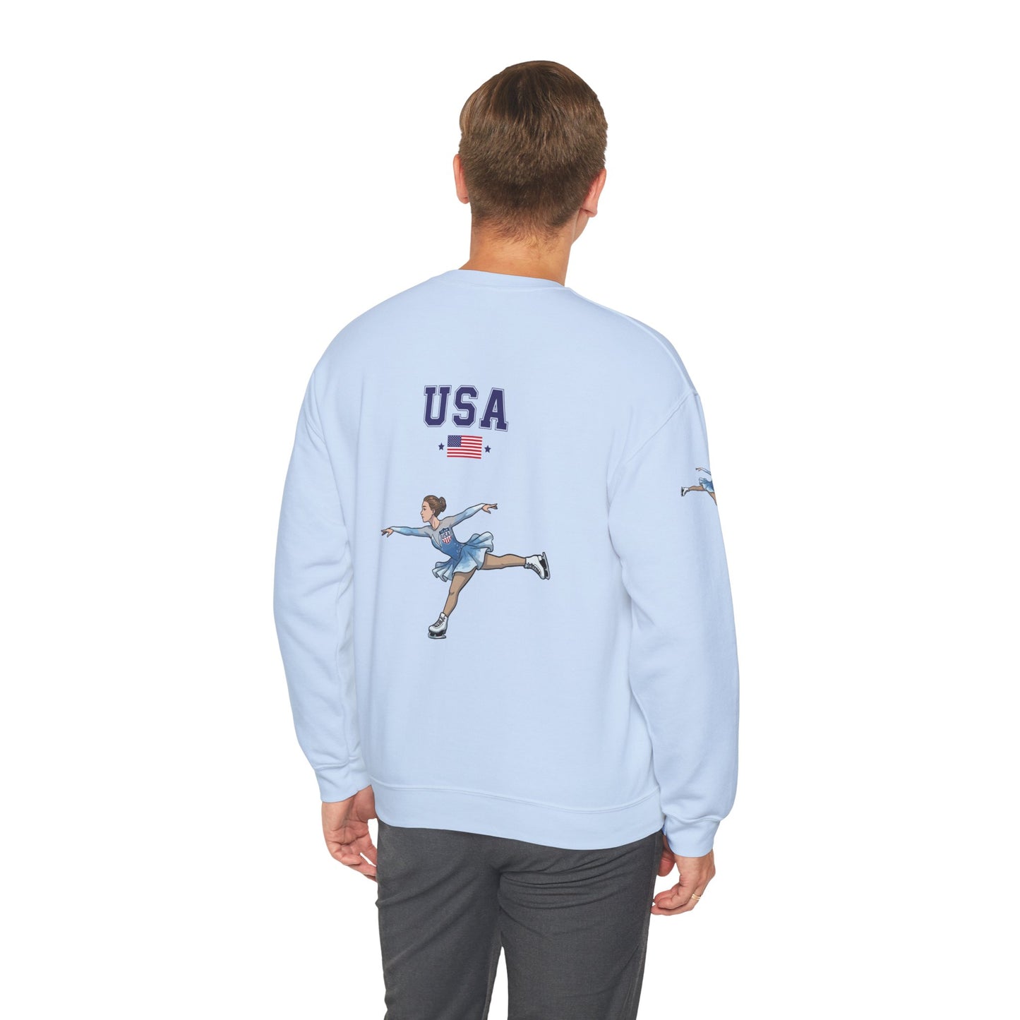 Princess Grace  TEAM USA  Unisex Heavy Blend  Crewneck Sweatshirt