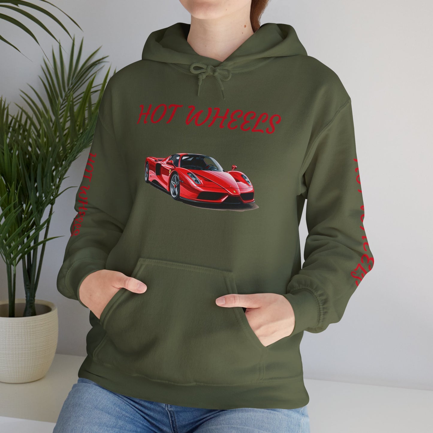 Princess Grace  Hot Wheels Unisex Heavy Blend Hooded Sweatshirt Car Enthusiast Apparel