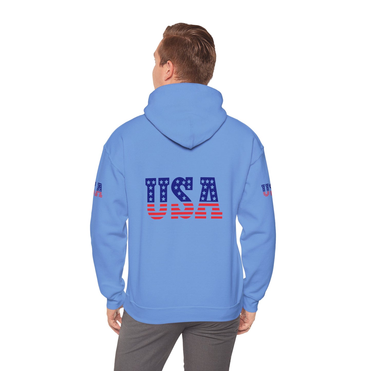Princess Grace  TEAM USA  Unisex Heavy Blend  Hooded Sweatshirt  Patriotic Eagle Design