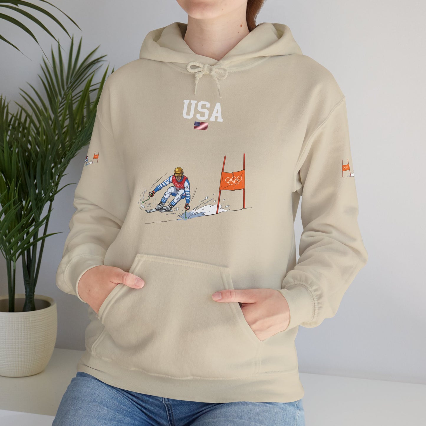 Princess Grace  TEAM USA  Unisex Heavy Blend  Hooded Sweatshirt