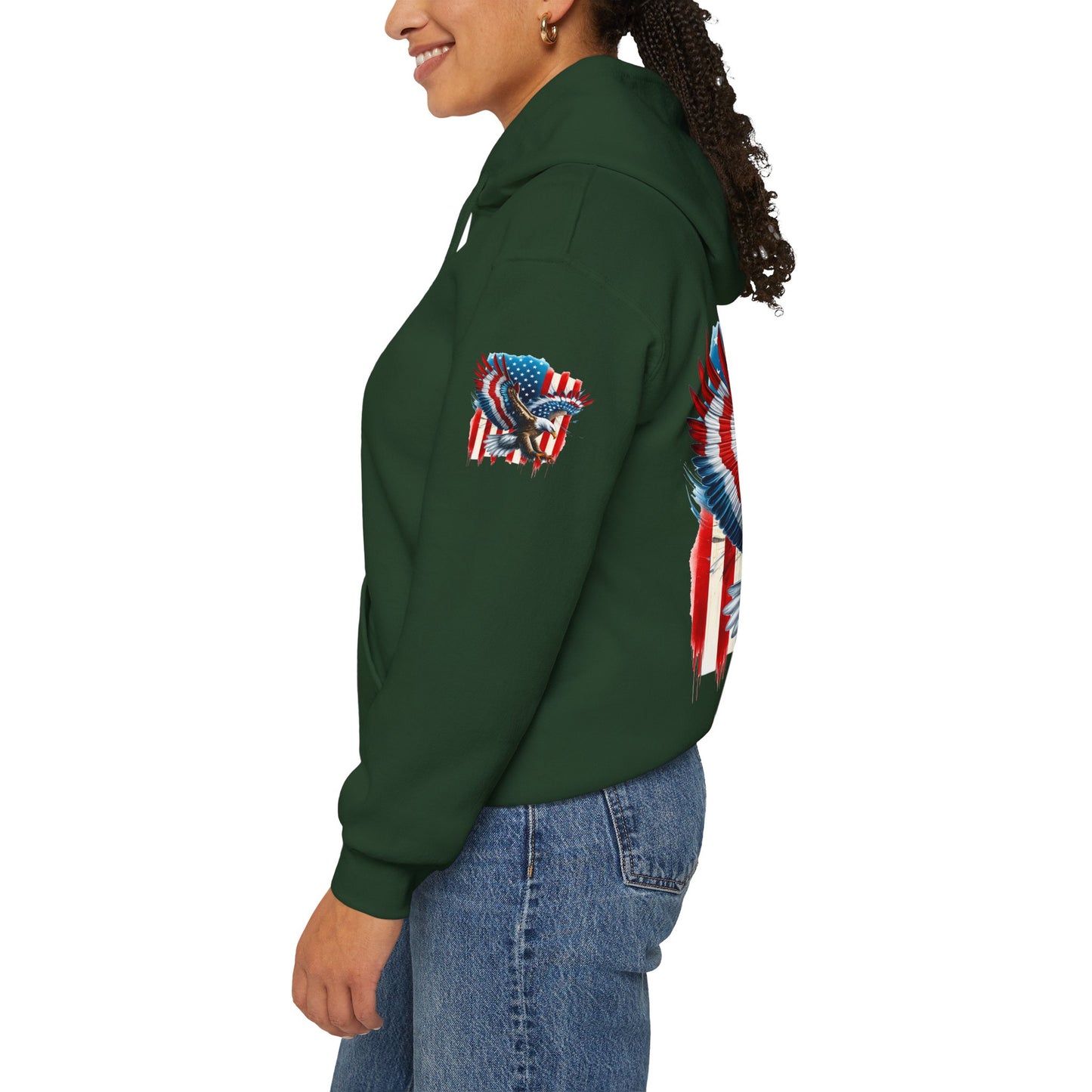Princess Grace Patriotic Unisex Heavy Blend Hooded Sweatshirt