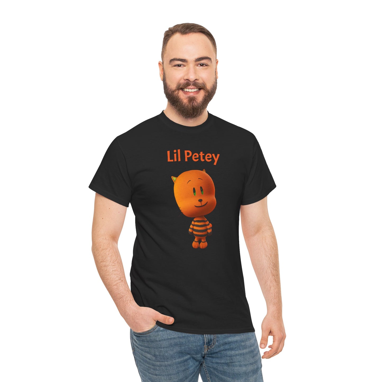 Princess Grace  Lil Petey Unisex Heavy Cotton Tee  Fun & Playful Cartoon T-Shirt for Kids and Adults
