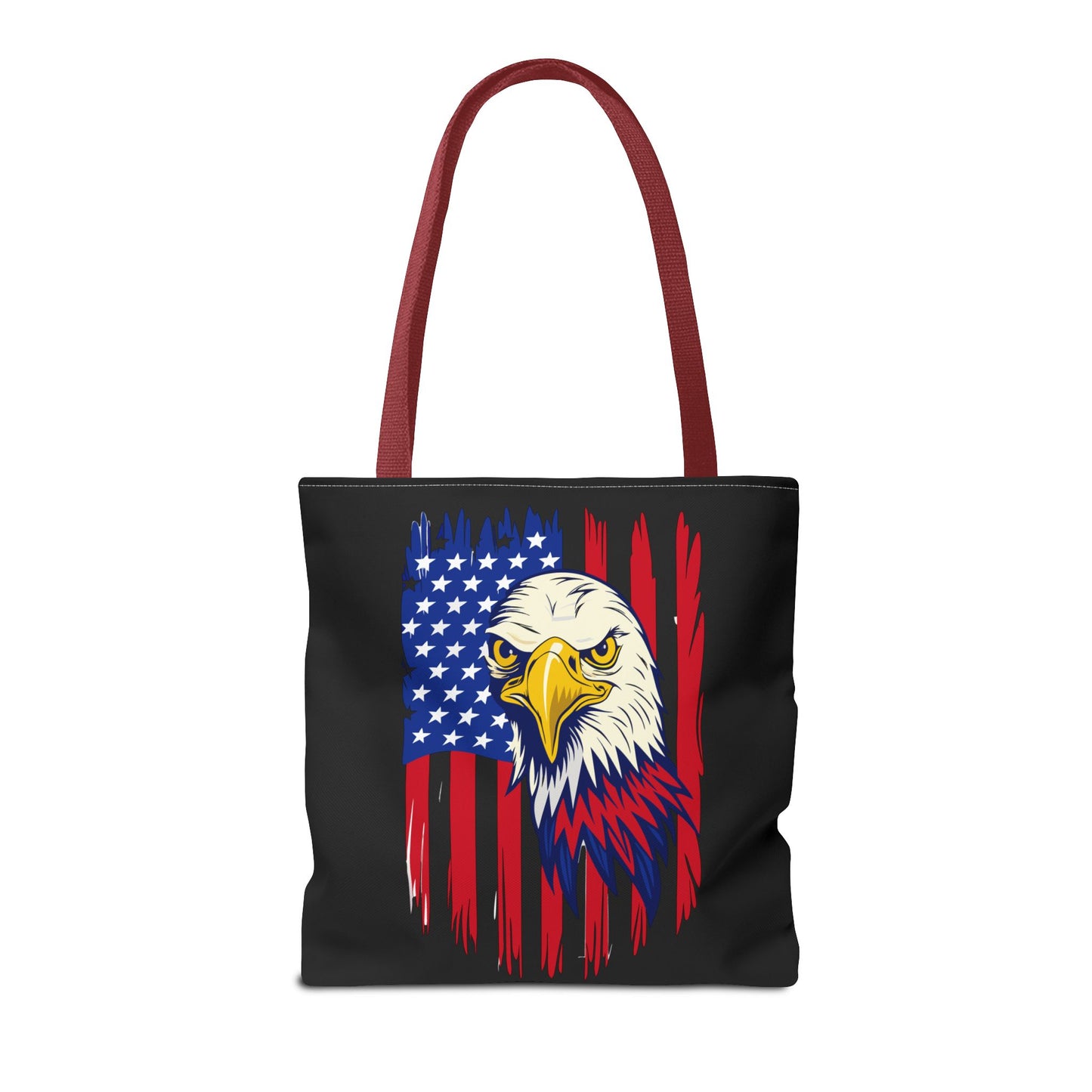 Princess Grace  Patriotic Eagle Tote Bag USA Flag Design for Independence Day and Everyday Use