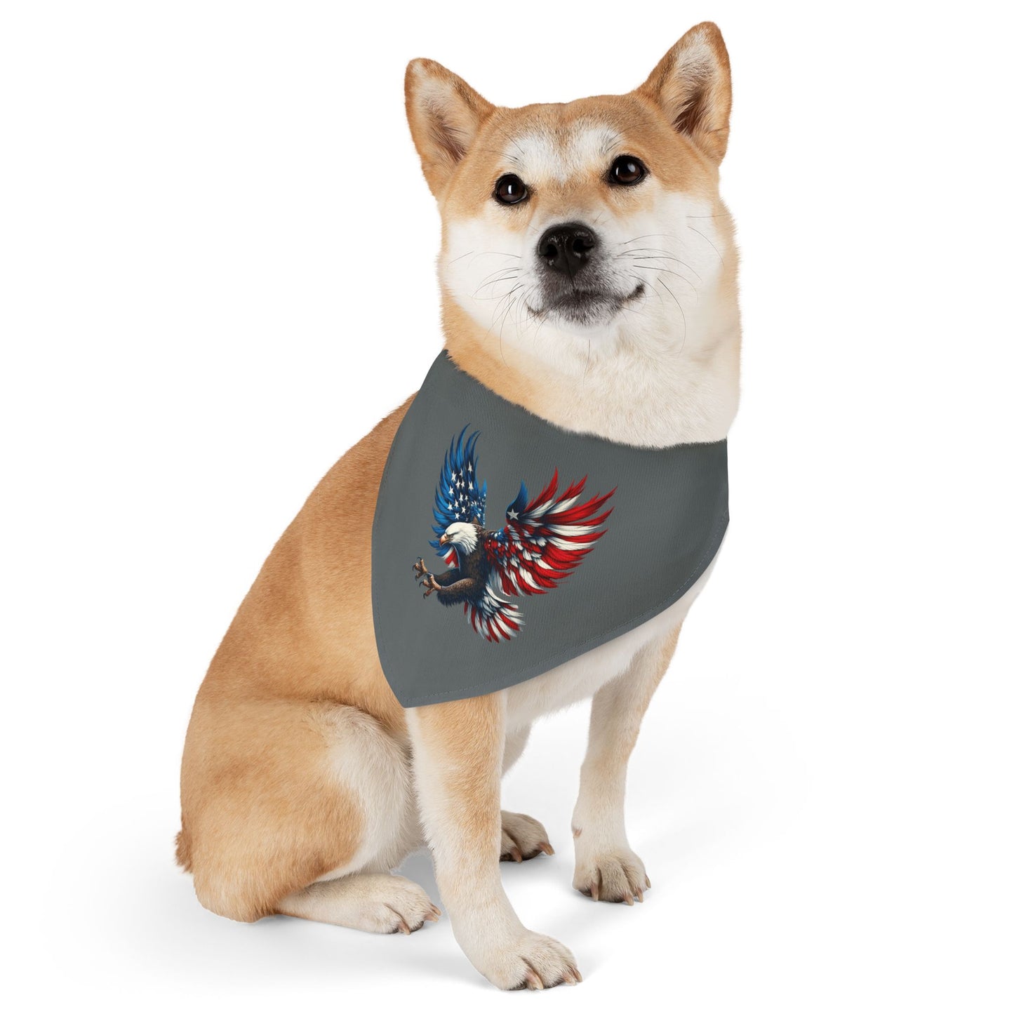 Princess Grace  Patriotic Eagle Pet Bandana Collar for Dogs  Perfect for Holidays and Celebrations