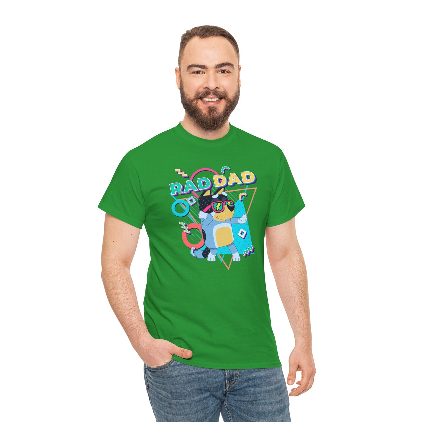Princess Grace  Bluey  Funny Rad dad Unisex Heavy Cotton Tee  Perfect Gift for Cool Dads