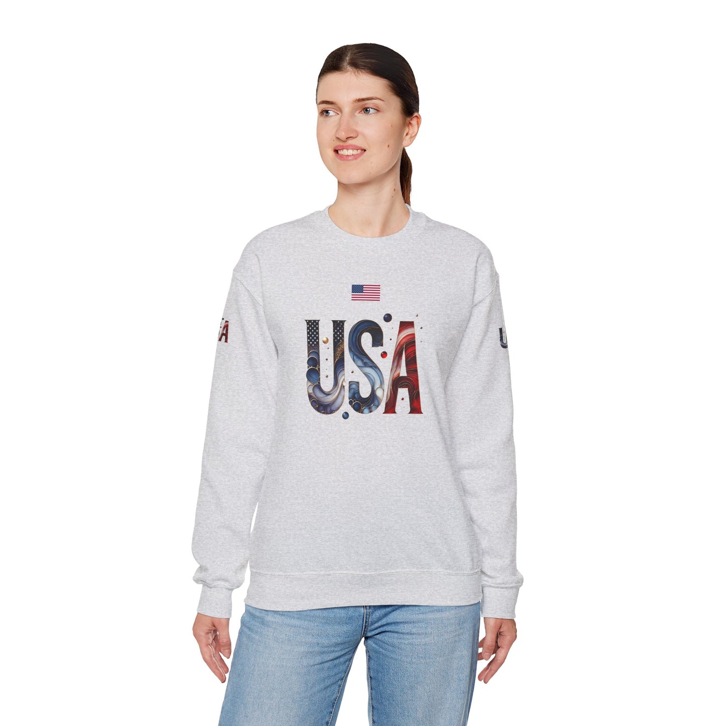 Princess Grace TEAM USA Unisex Heavy Blend Crewneck Sweatshirt